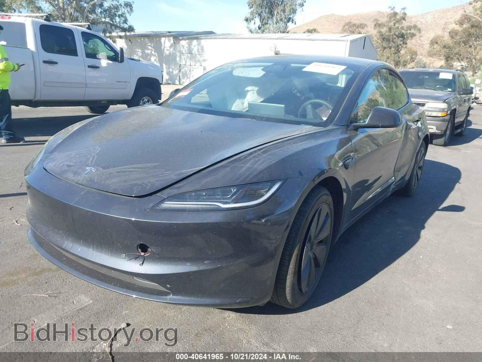 2024 TESLA MODEL 3 - VIN: 5YJ3E1EA1RF728270 - Фото 2