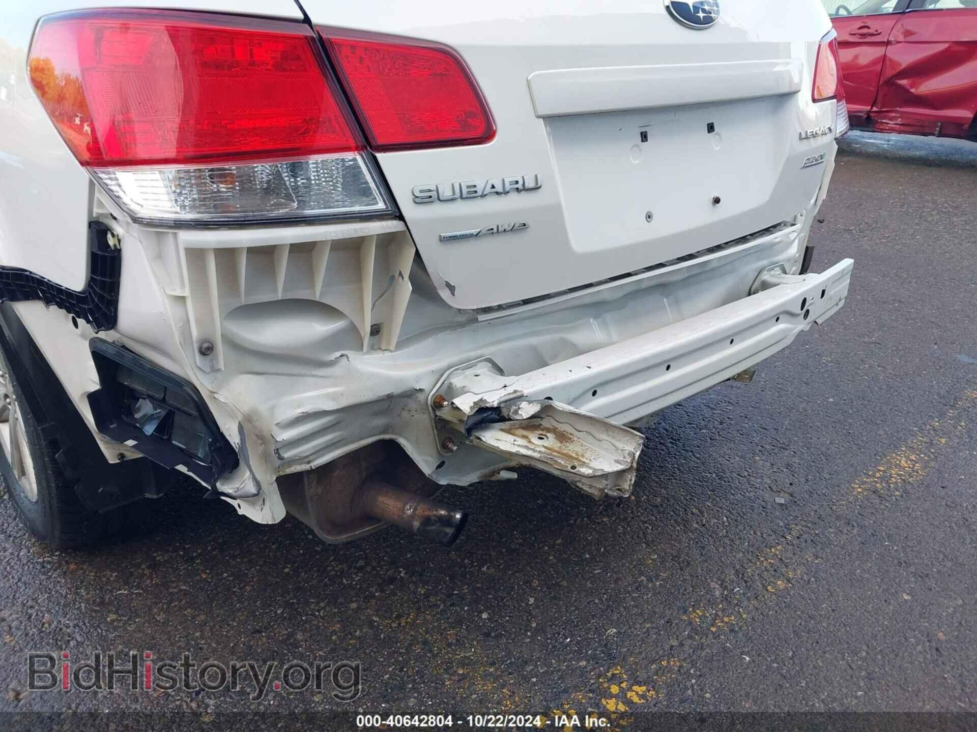 2012 SUBARU LEGACY - VIN: 4S3BMBC60C3039408 - Фото 6