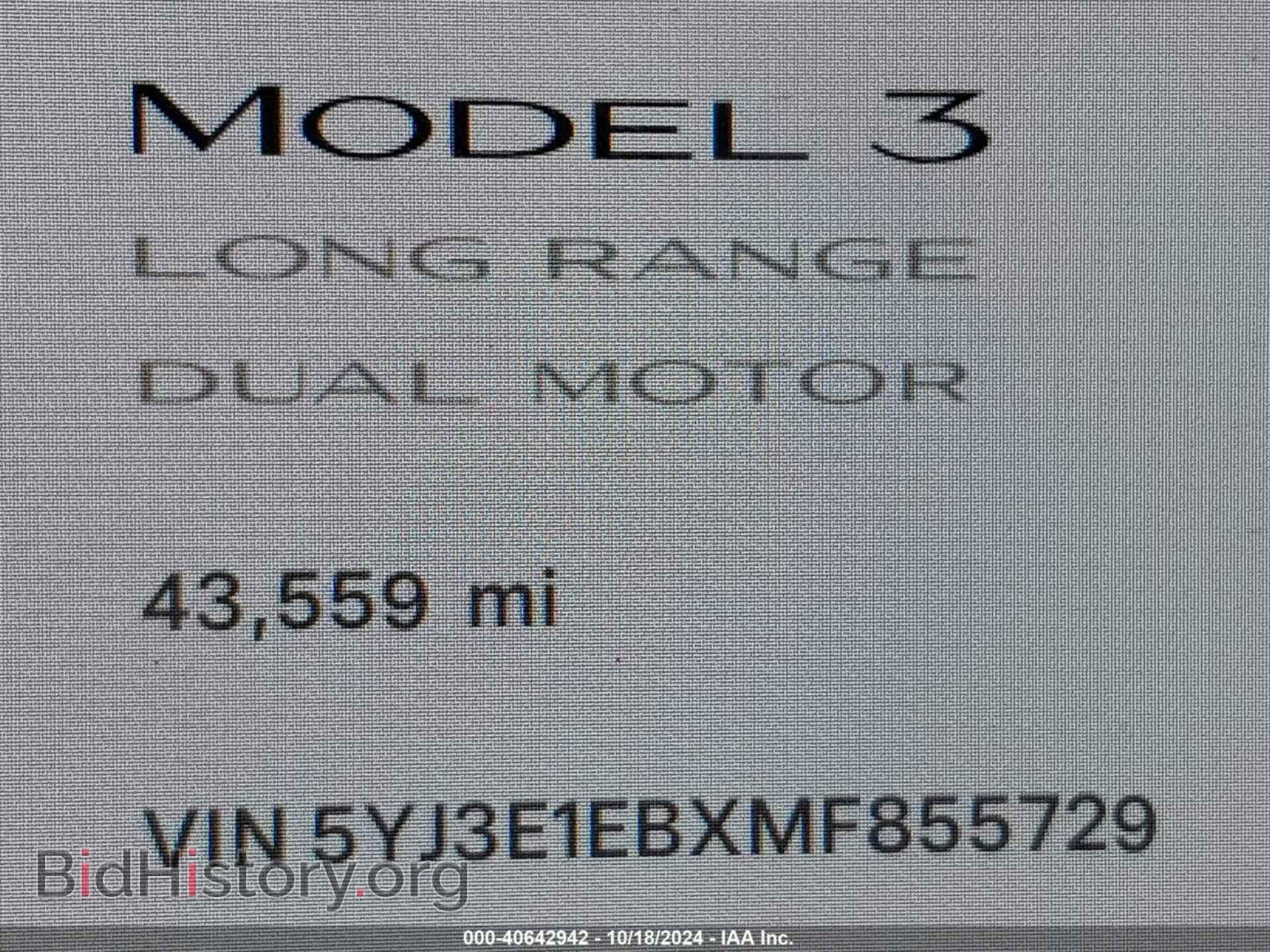 2021 TESLA MODEL 3 - VIN: 5YJ3E1EBXMF855729 - Фото 7