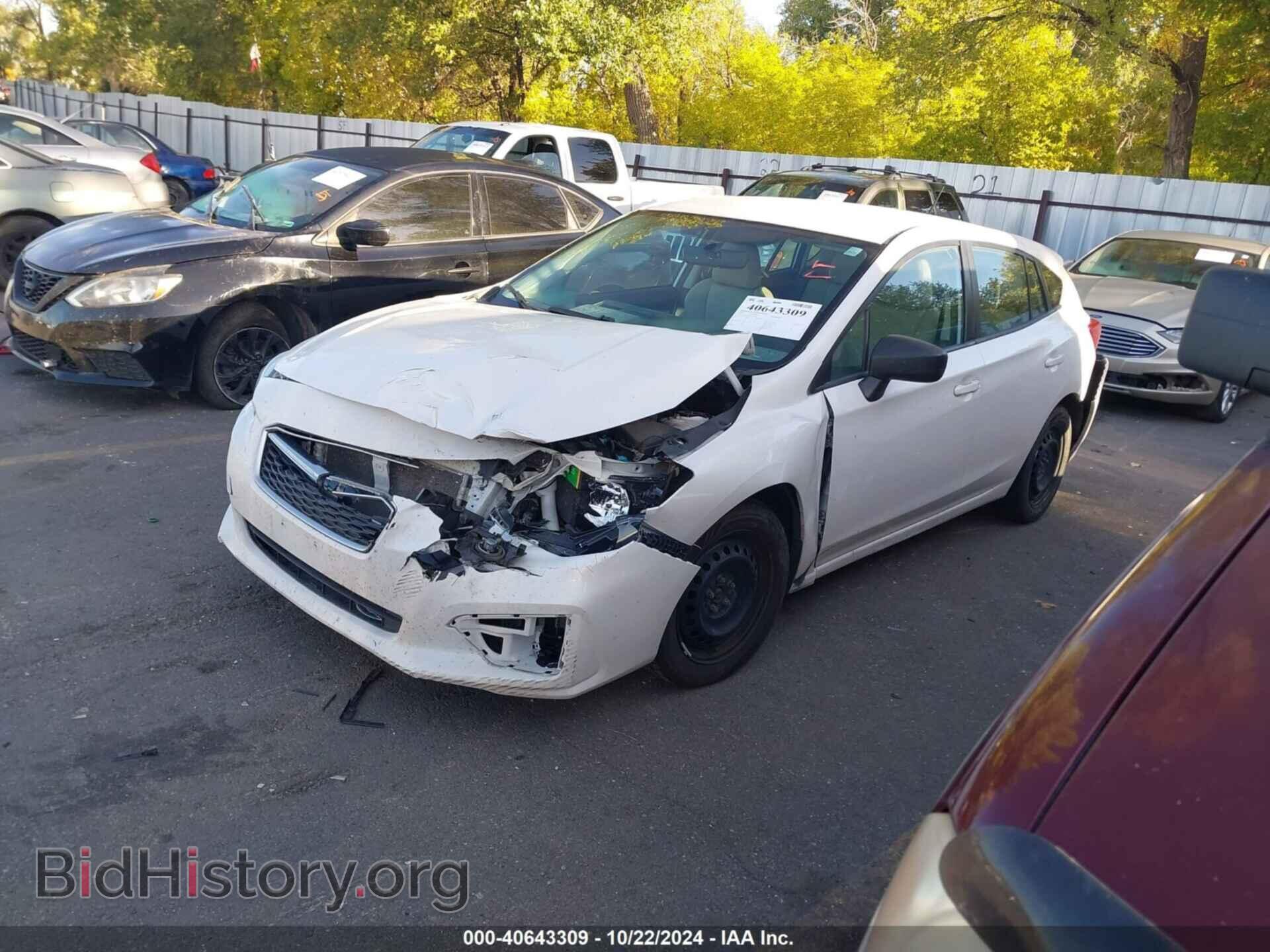 2019 SUBARU IMPREZA - VIN: 4S3GTAA60K3726344 - Фото 2