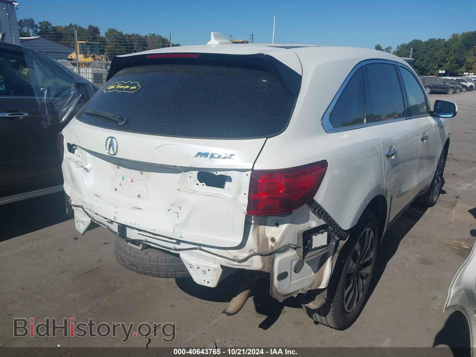 2014 ACURA MDX - VIN: 5FRYD3H44EB020968 - Фото 4