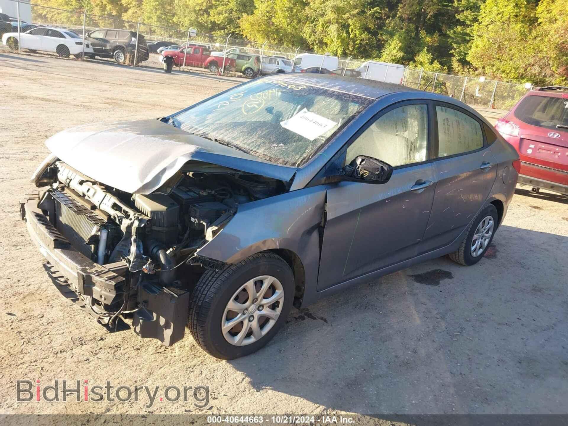 2014 HYUNDAI ACCENT - VIN: KMHCT4AE3EU757377 - Фото 2