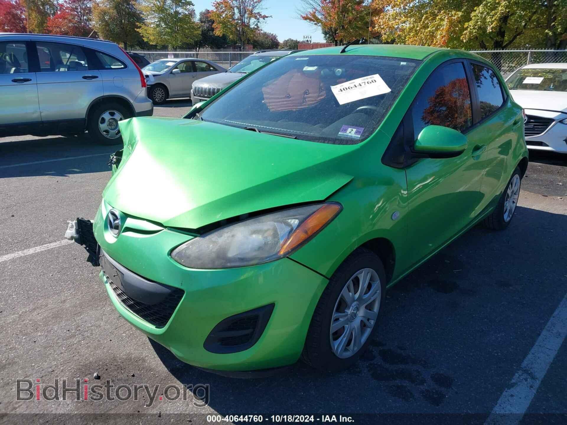 2013 MAZDA MAZDA2 - VIN: JM1DE1KY7D0159728 - Фото 2
