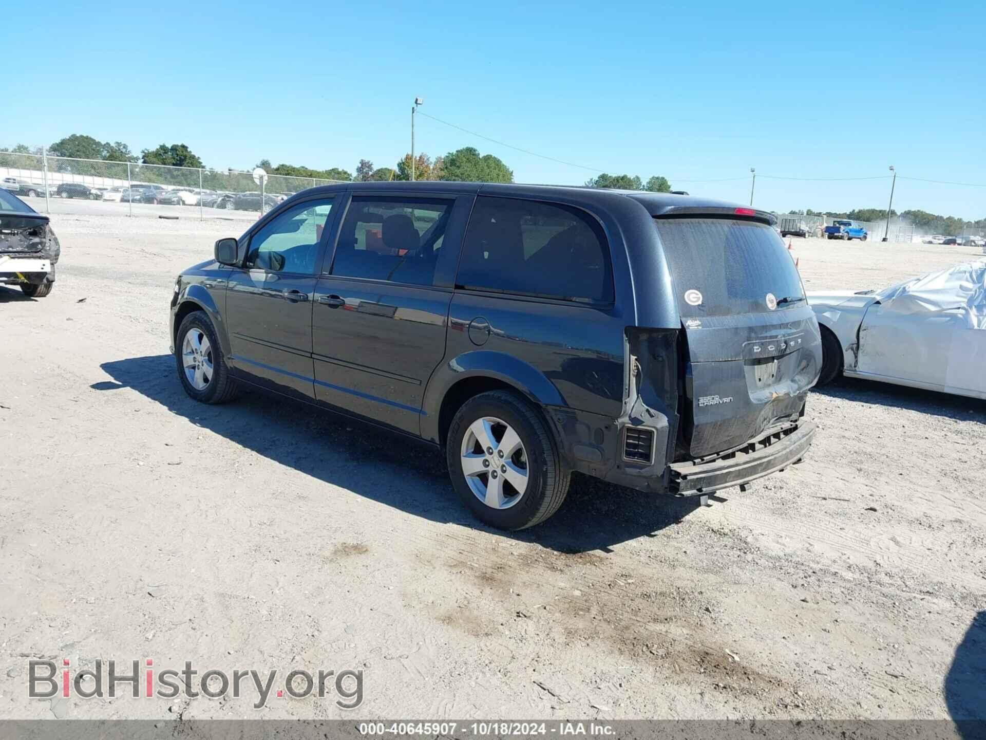 2013 DODGE GRAND CARAVAN - VIN: 2C4RDGBG4DR644398 - Фото 3
