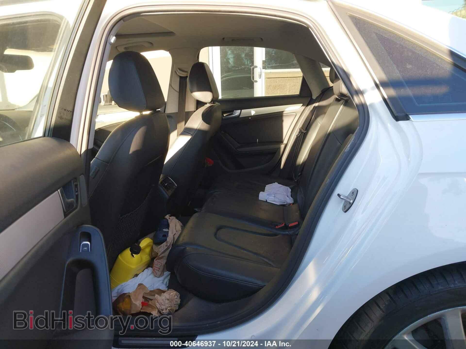 2013 AUDI A4 - VIN: WAUFFAFLXDN003591 - Фото 8