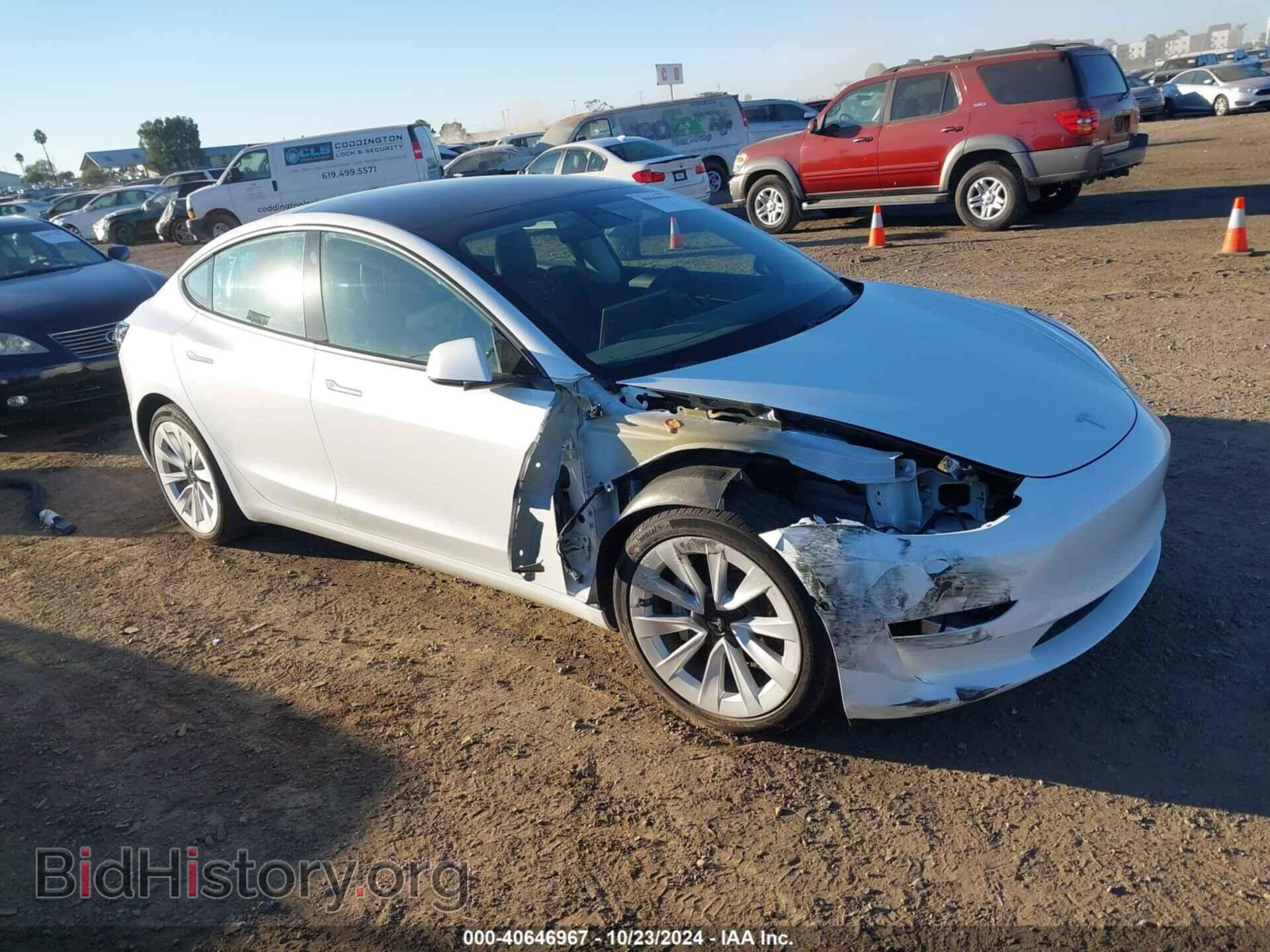 Photo 5YJ3E1EB6MF050505 - TESLA MODEL 3 2021