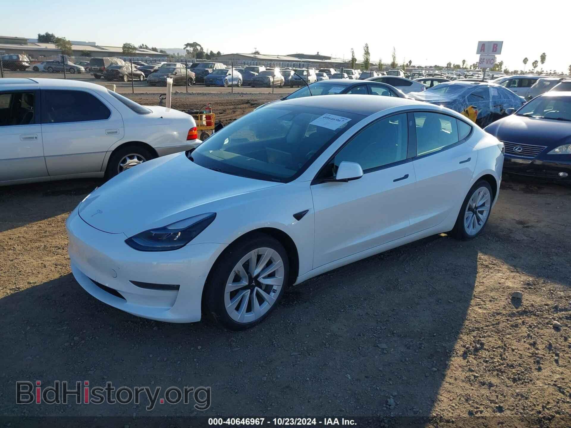 2021 TESLA MODEL 3 - VIN: 5YJ3E1EB6MF050505 - Фото 2