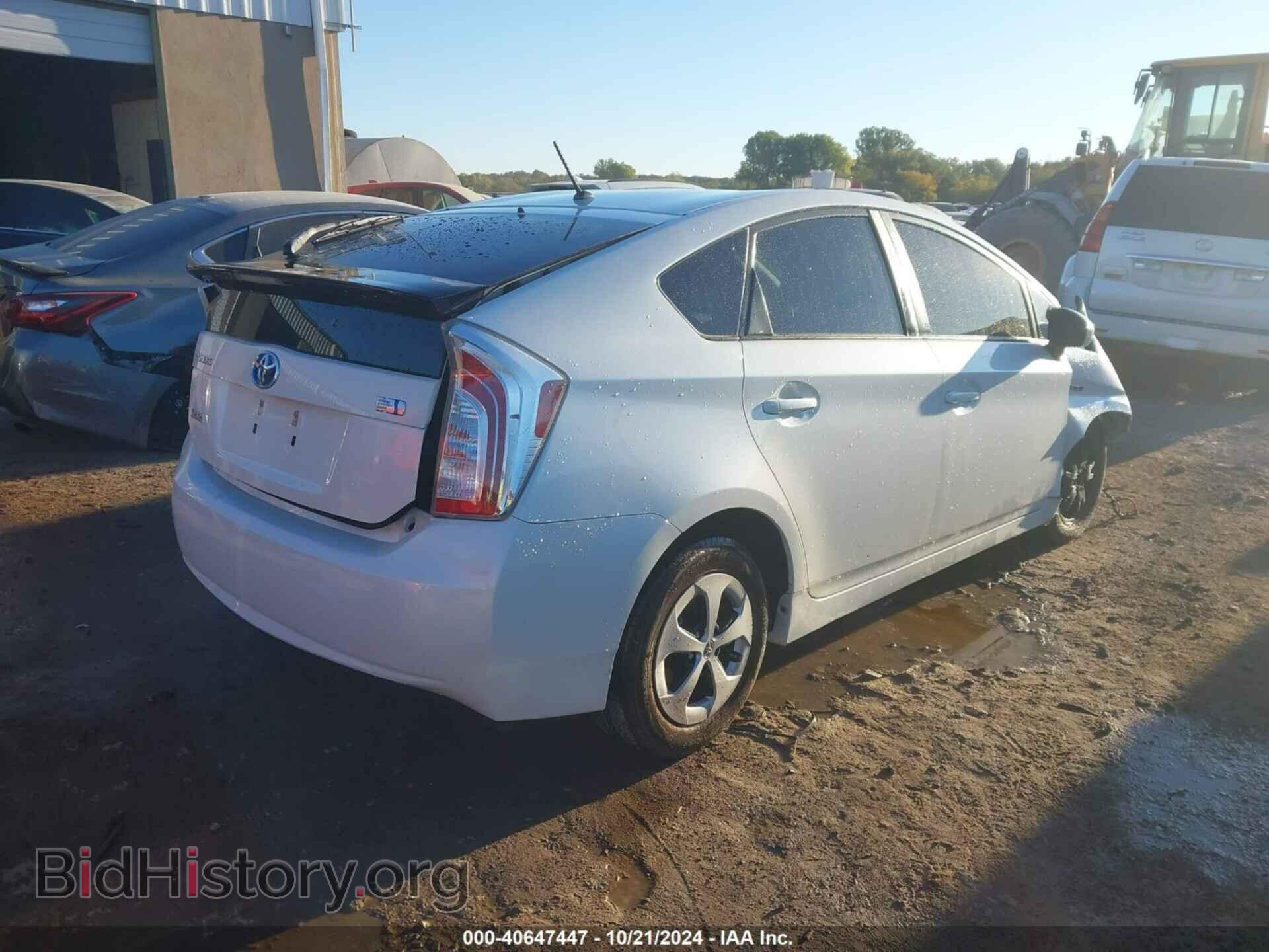 2012 TOYOTA PRIUS - VIN: JTDKN3DU2C5452788 - Фото 4
