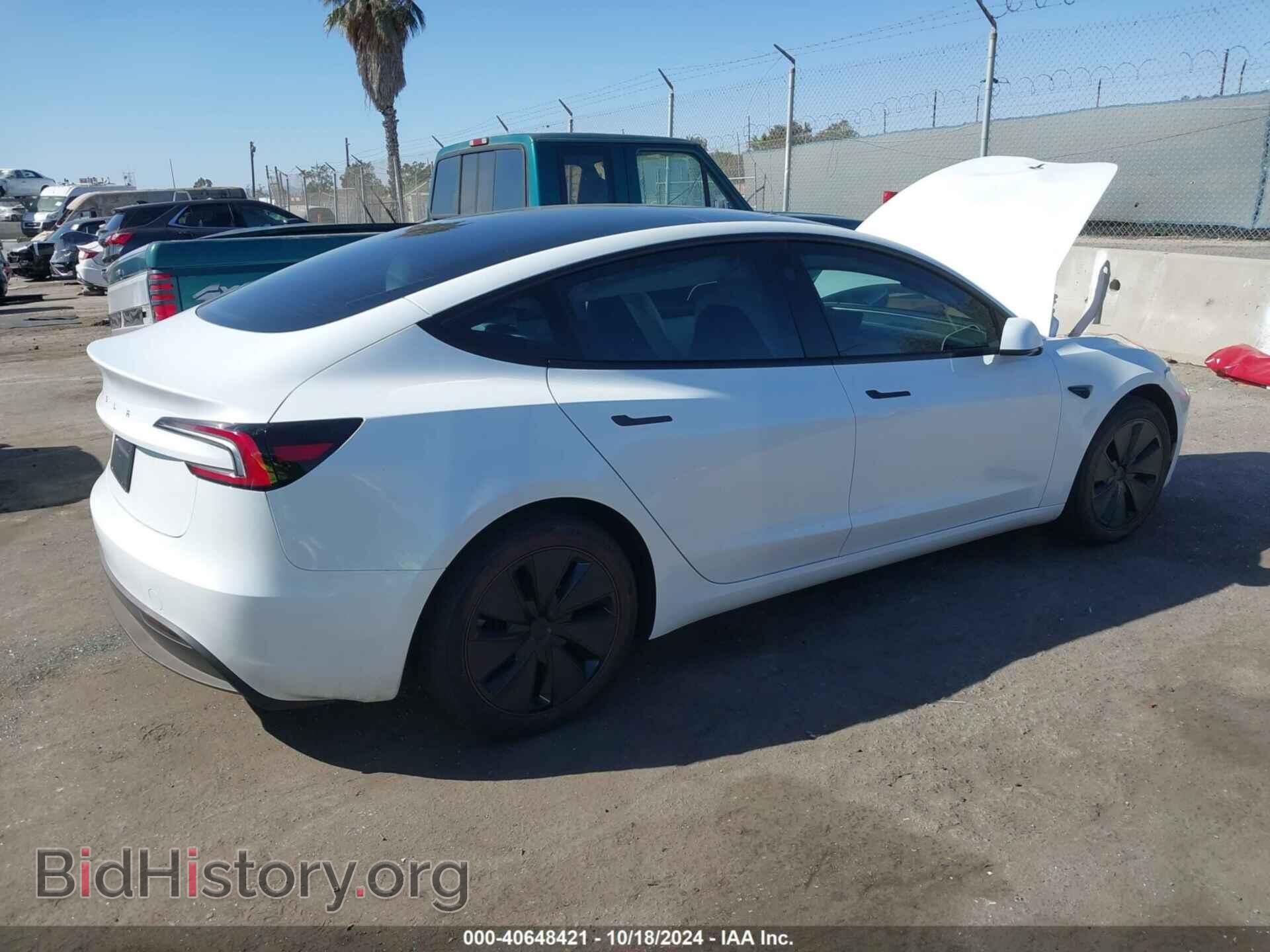 2024 TESLA MODEL 3 - VIN: 5YJ3E1EA7RF812528 - Фото 4