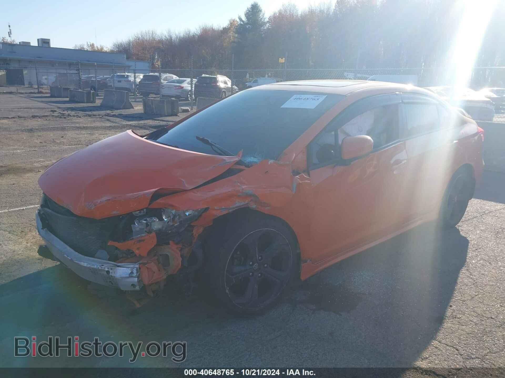 2014 HONDA CIVIC - VIN: 2HGFB6E51EH704563 - Фото 2