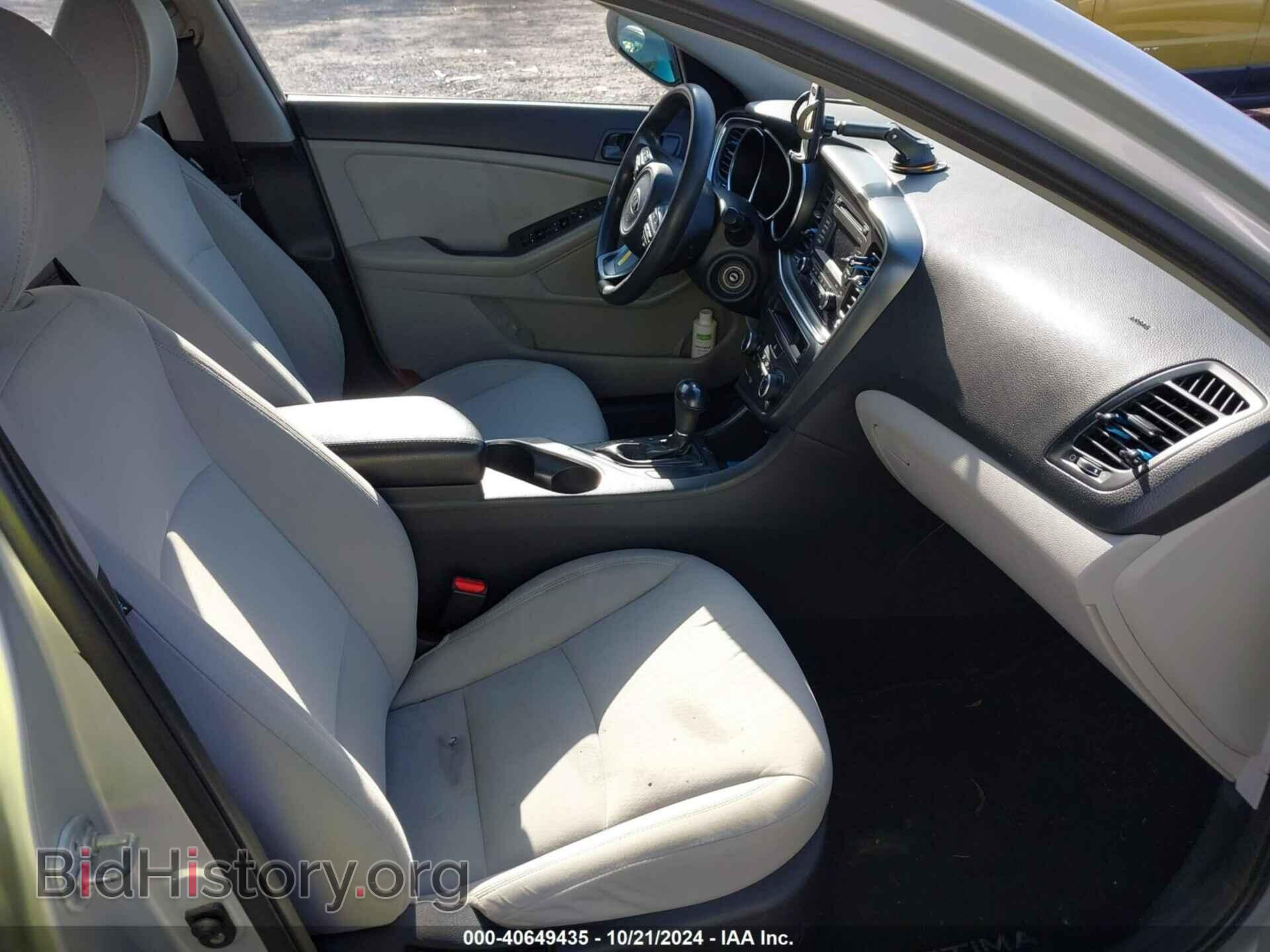 2014 KIA OPTIMA - VIN: KNAGM4A77E5475464 - Фото 5