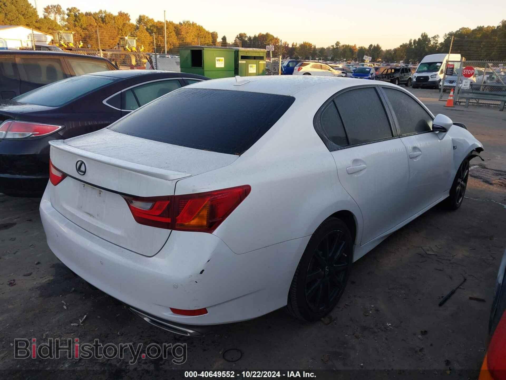 2013 LEXUS GS - VIN: JTHCE1BL0D5014953 - Photo 4