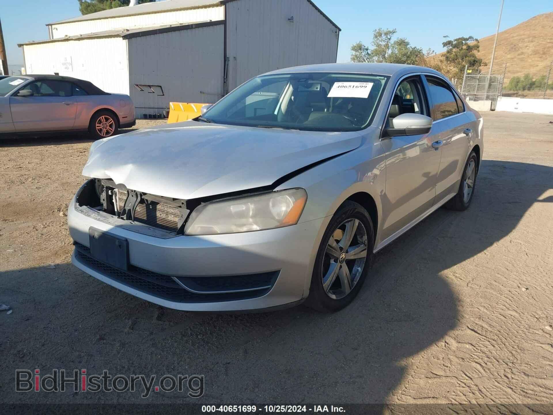 2014 VOLKSWAGEN PASSAT - VIN: 1VWBP7A36EC002845 - Фото 2