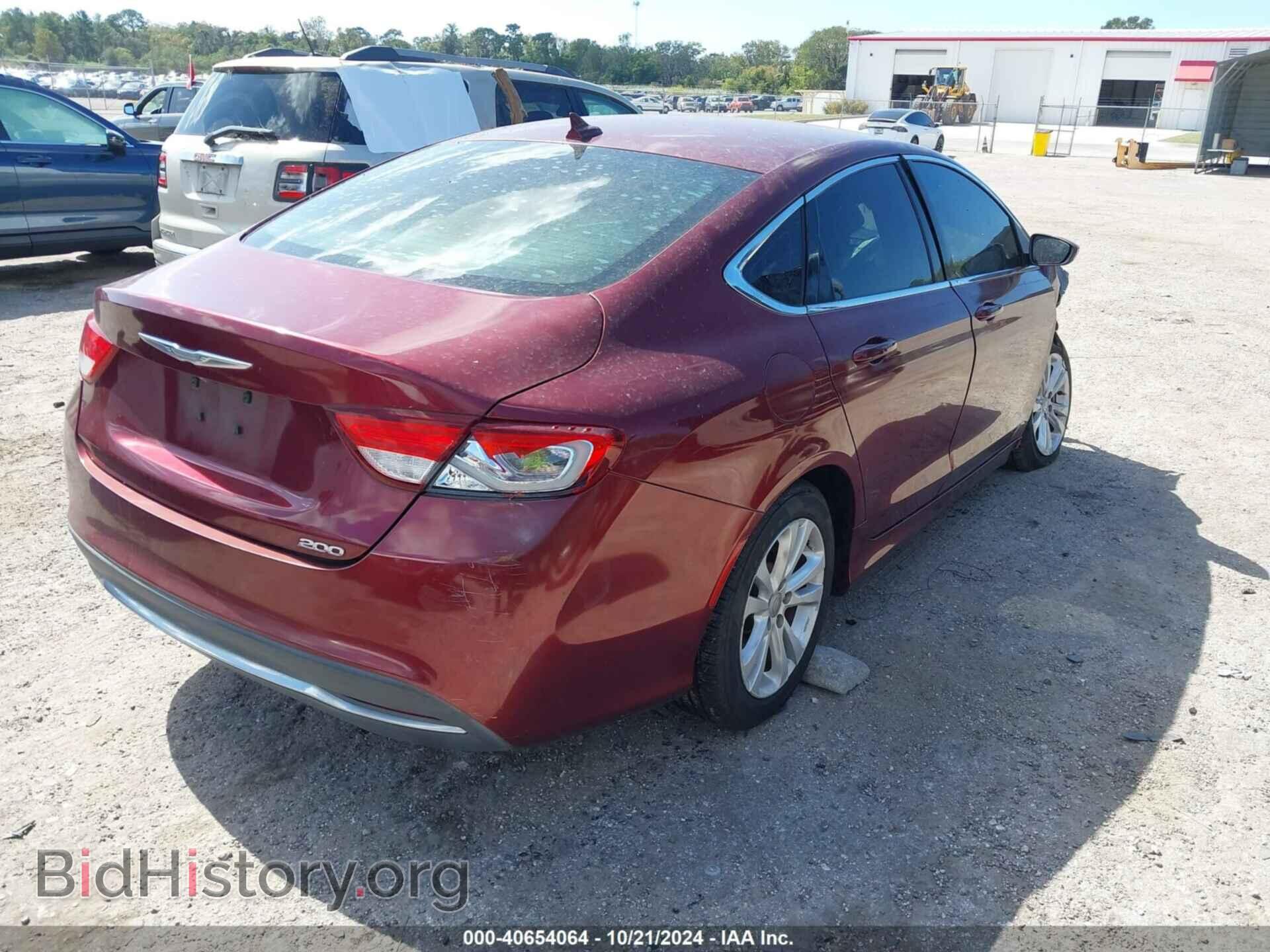 2016 CHRYSLER 200 - VIN: 1C3CCCAB1GN192732 - Фото 4