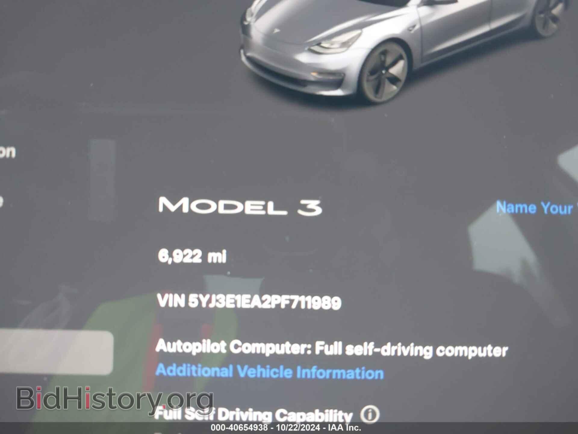 2023 TESLA MODEL 3 - VIN: 5YJ3E1EA2PF711989 - Фото 7