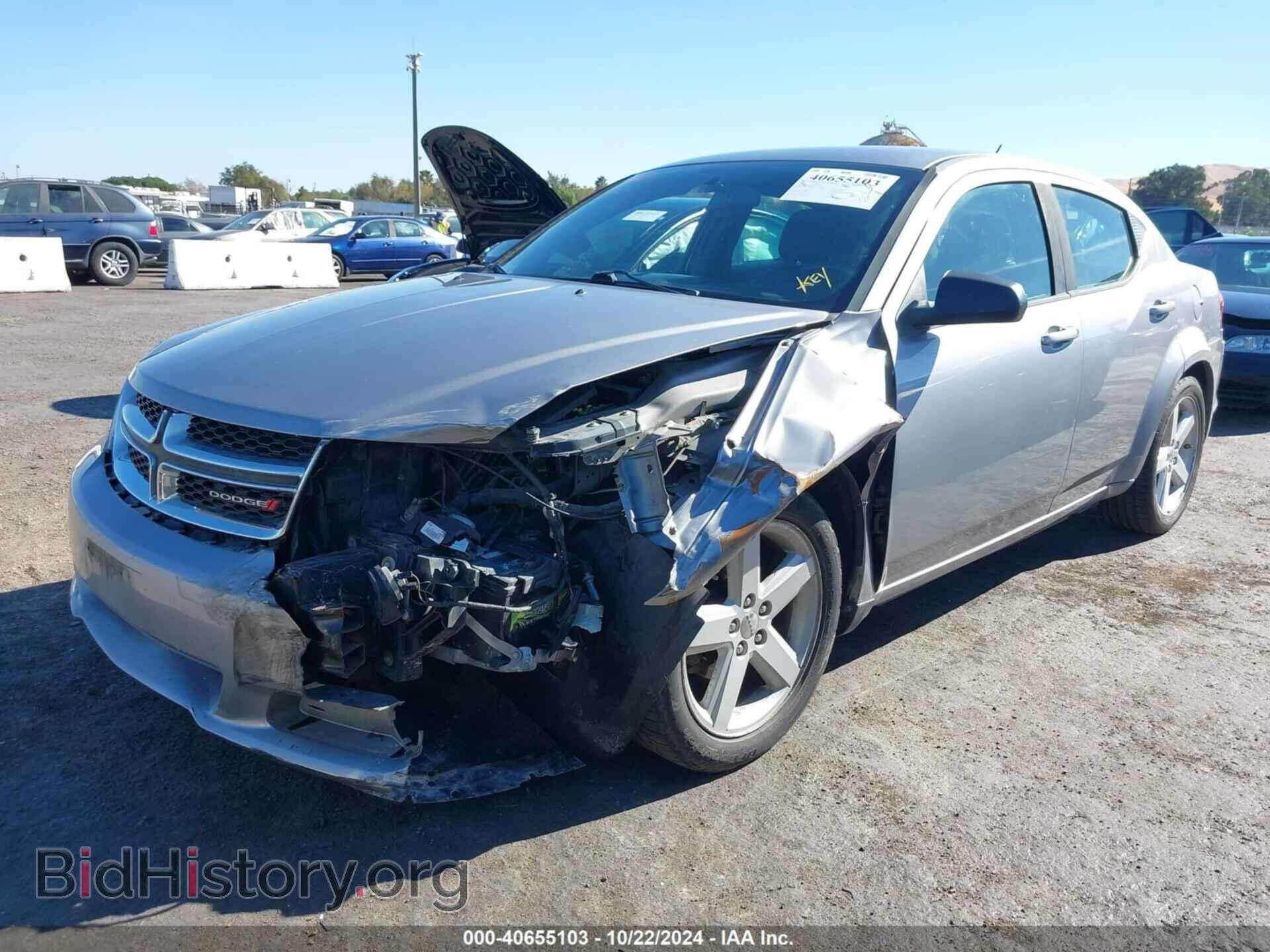 2013 DODGE AVENGER - VIN: 1C3CDZAB9DN535833 - Фото 2