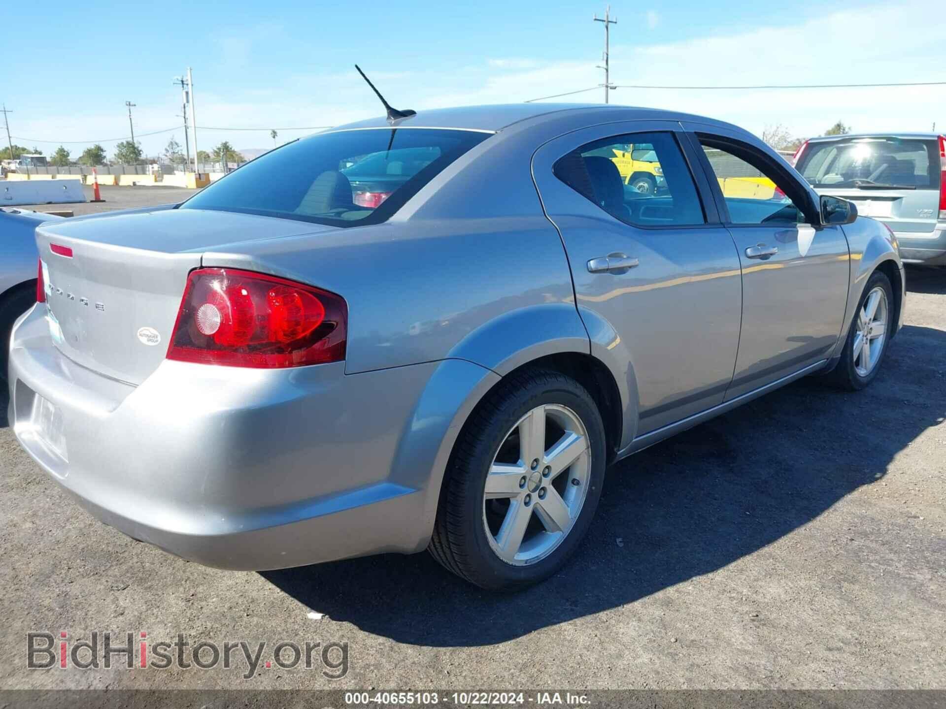 2013 DODGE AVENGER - VIN: 1C3CDZAB9DN535833 - Фото 4