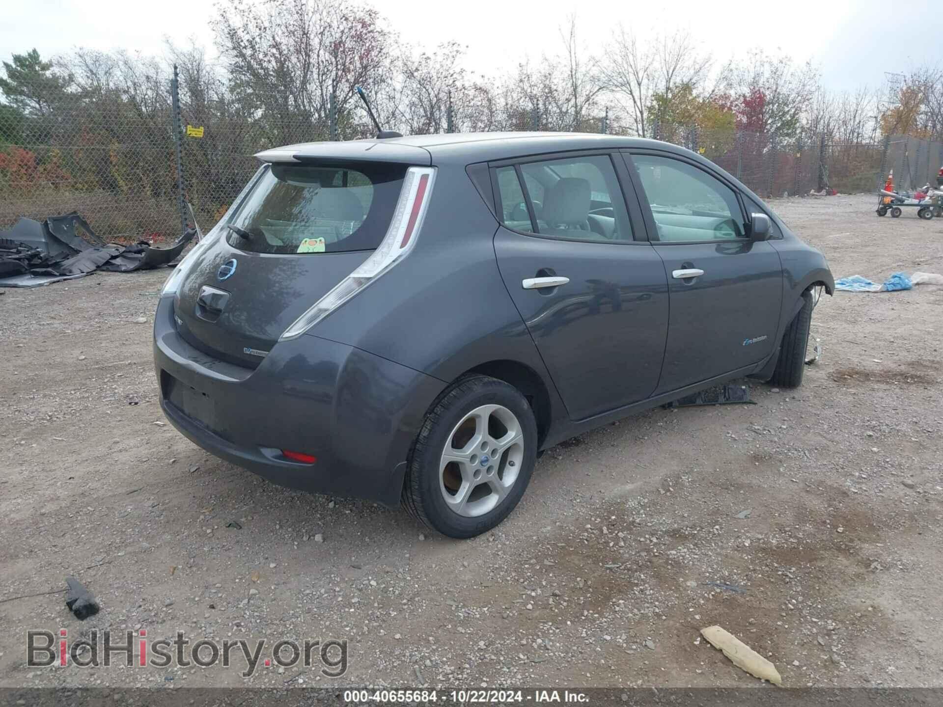 2013 NISSAN LEAF - VIN: 1N4AZ0CP3DC415018 - Фото 4