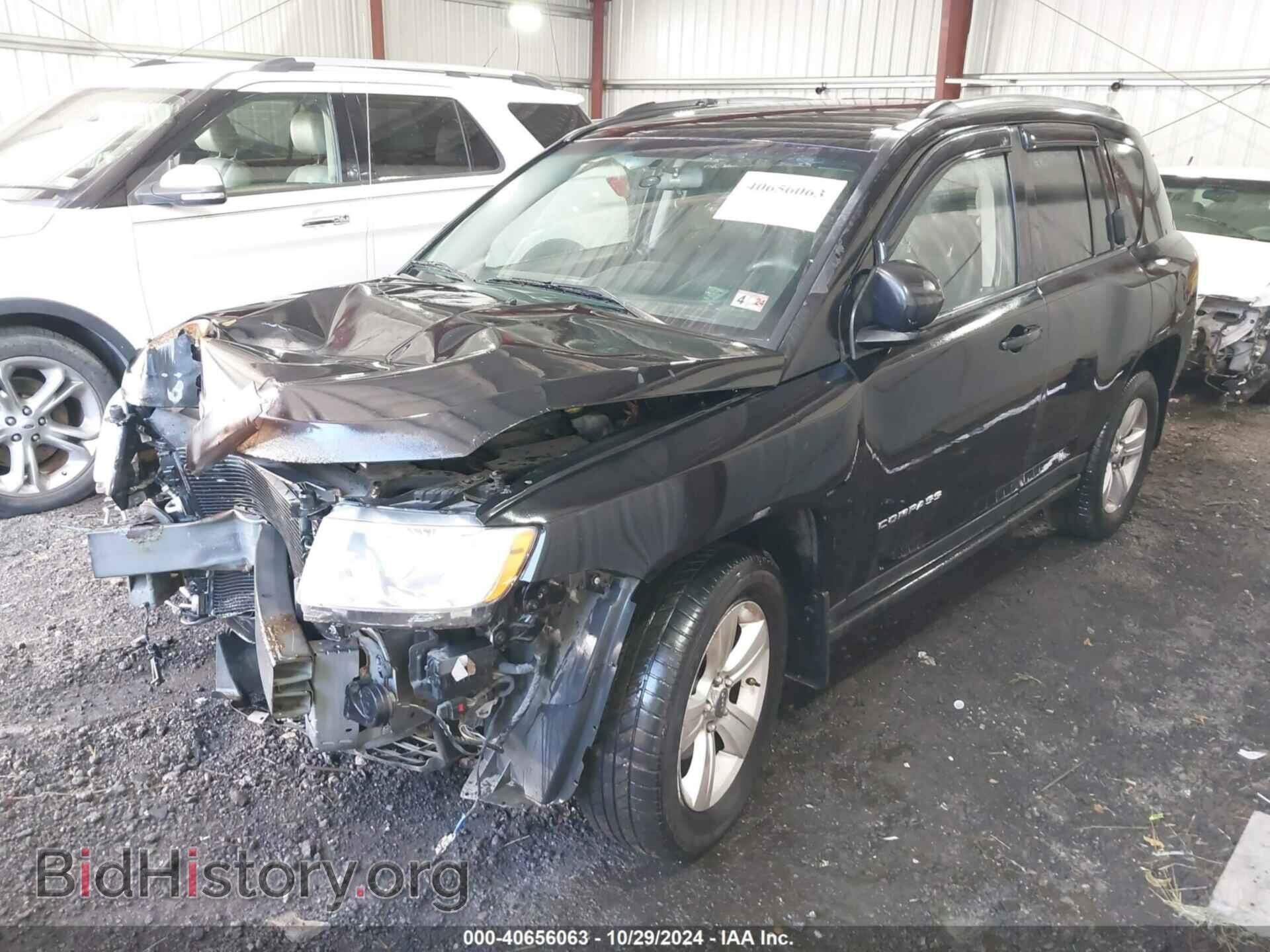 2012 JEEP COMPASS - VIN: 1C4NJDEB1CD616470 - Фото 2