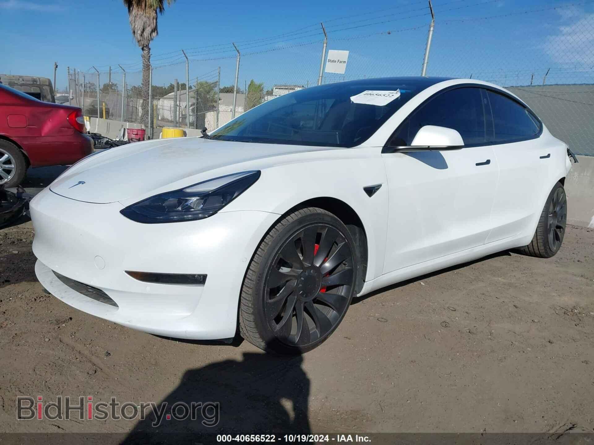 2021 TESLA MODEL 3 - VIN: 5YJ3E1EC0MF001616 - Фото 2