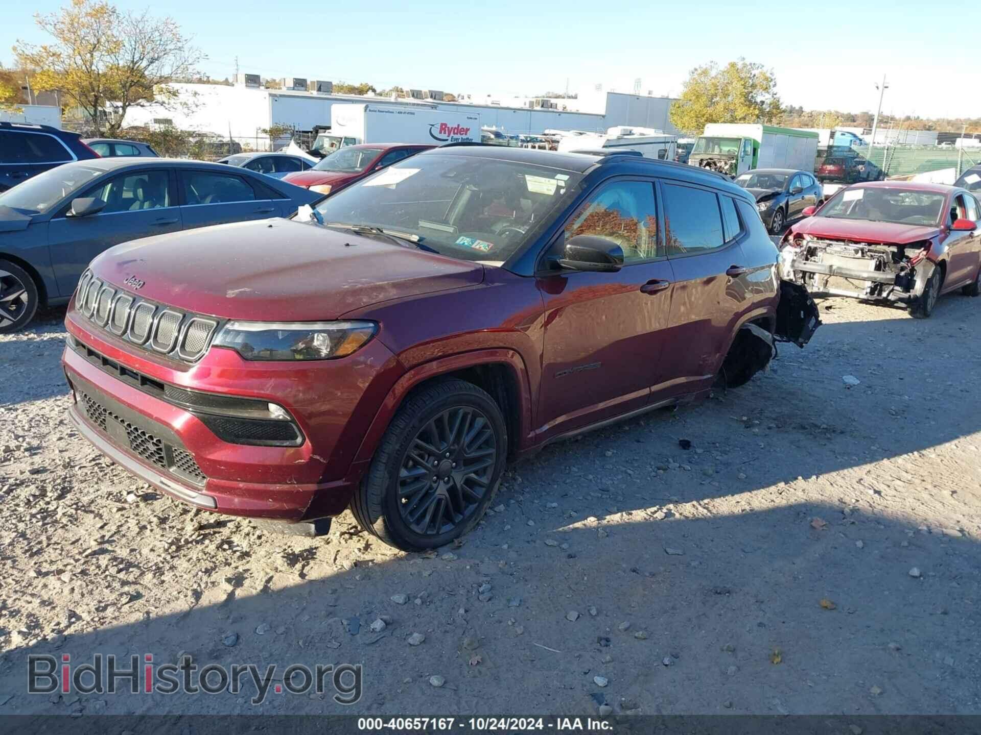 2022 JEEP COMPASS - VIN: 3C4NJDCB6NT144640 - Фото 2