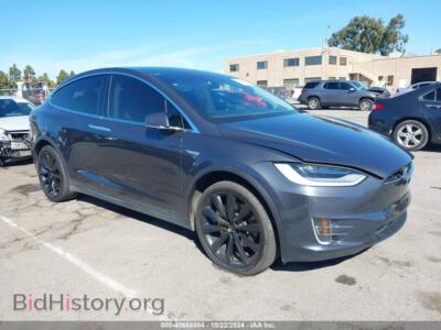 2016 Tesla MODEL X, серый — VIN 5YJXCBE21GF002637, IAAI
