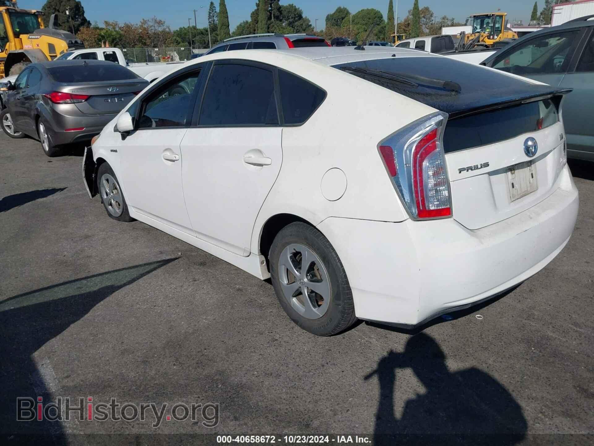 2013 TOYOTA PRIUS - VIN: JTDKN3DU0D1627726 - Фото 3