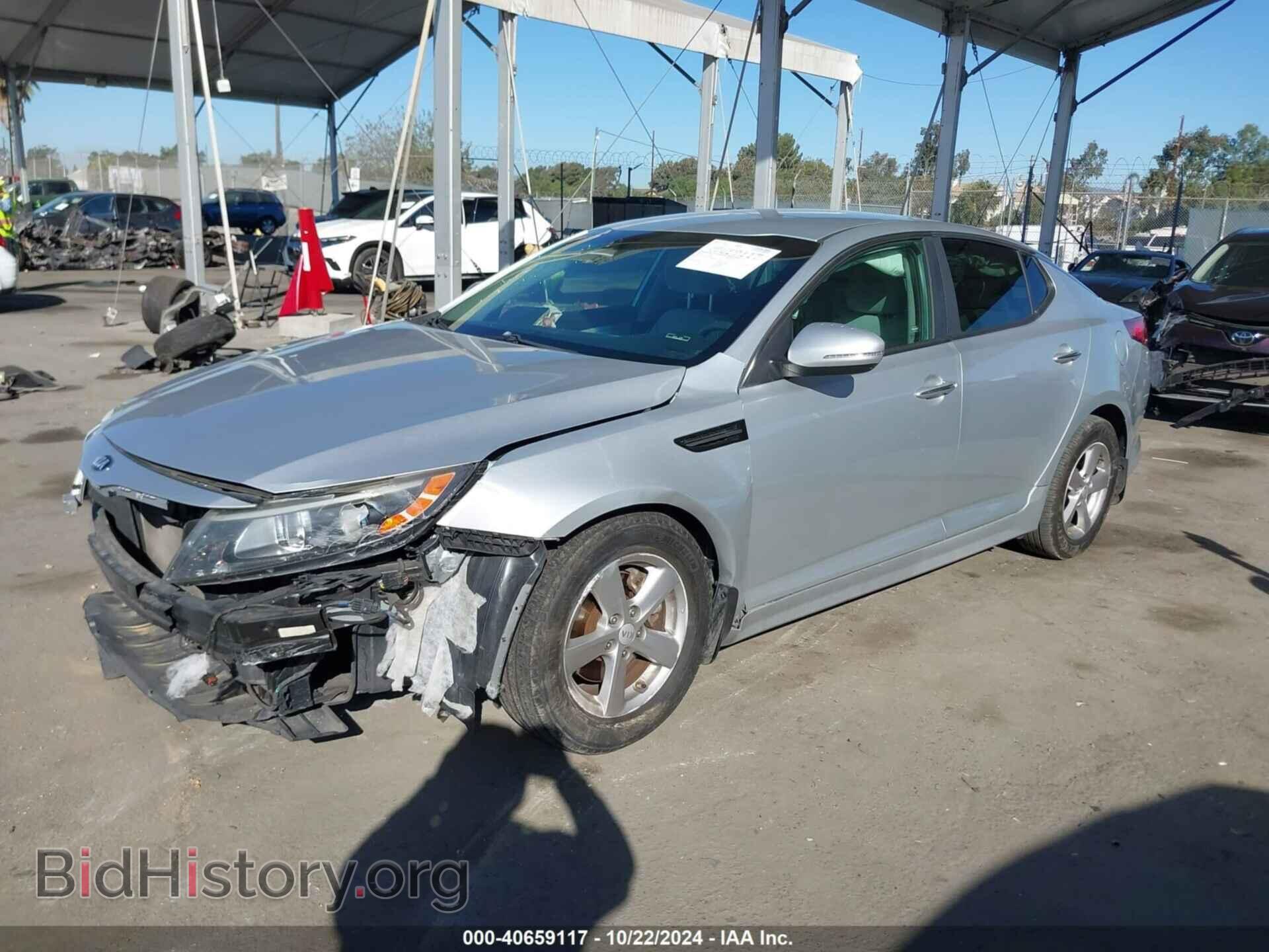 2015 KIA OPTIMA - VIN: 5XXGM4A73FG426665 - Фото 2