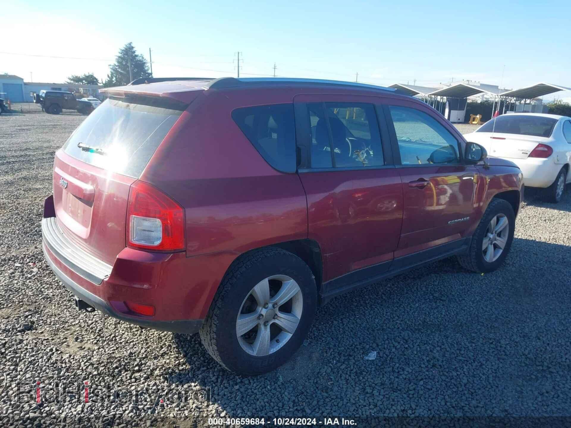 2012 JEEP COMPASS - VIN: 1C4NJDBB3CD561962 - Фото 4
