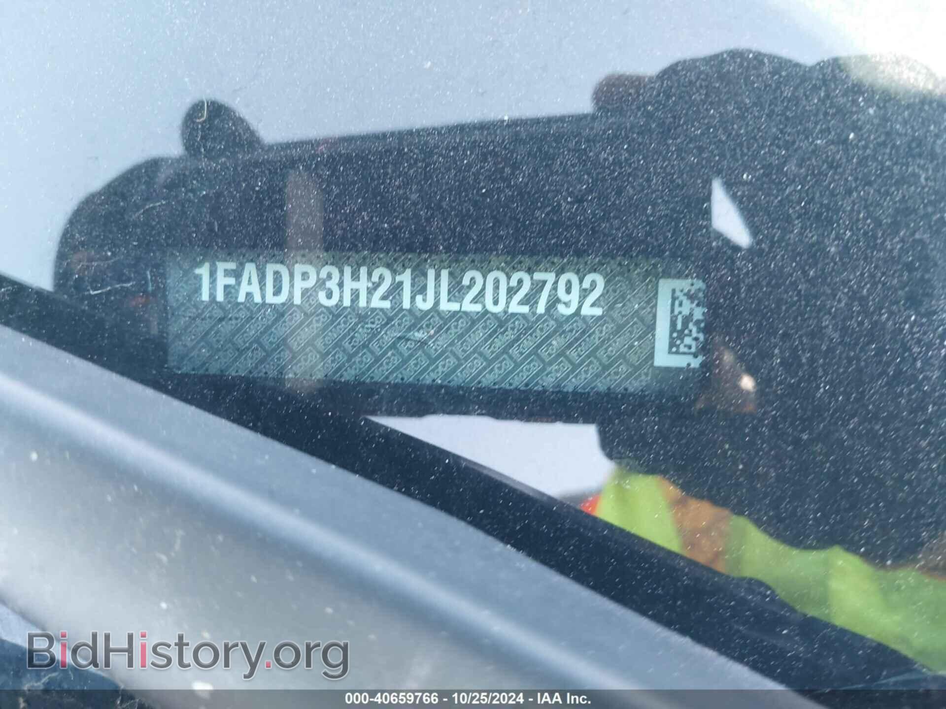 2018 FORD FOCUS - VIN: 1FADP3H21JL202792 - Фото 9