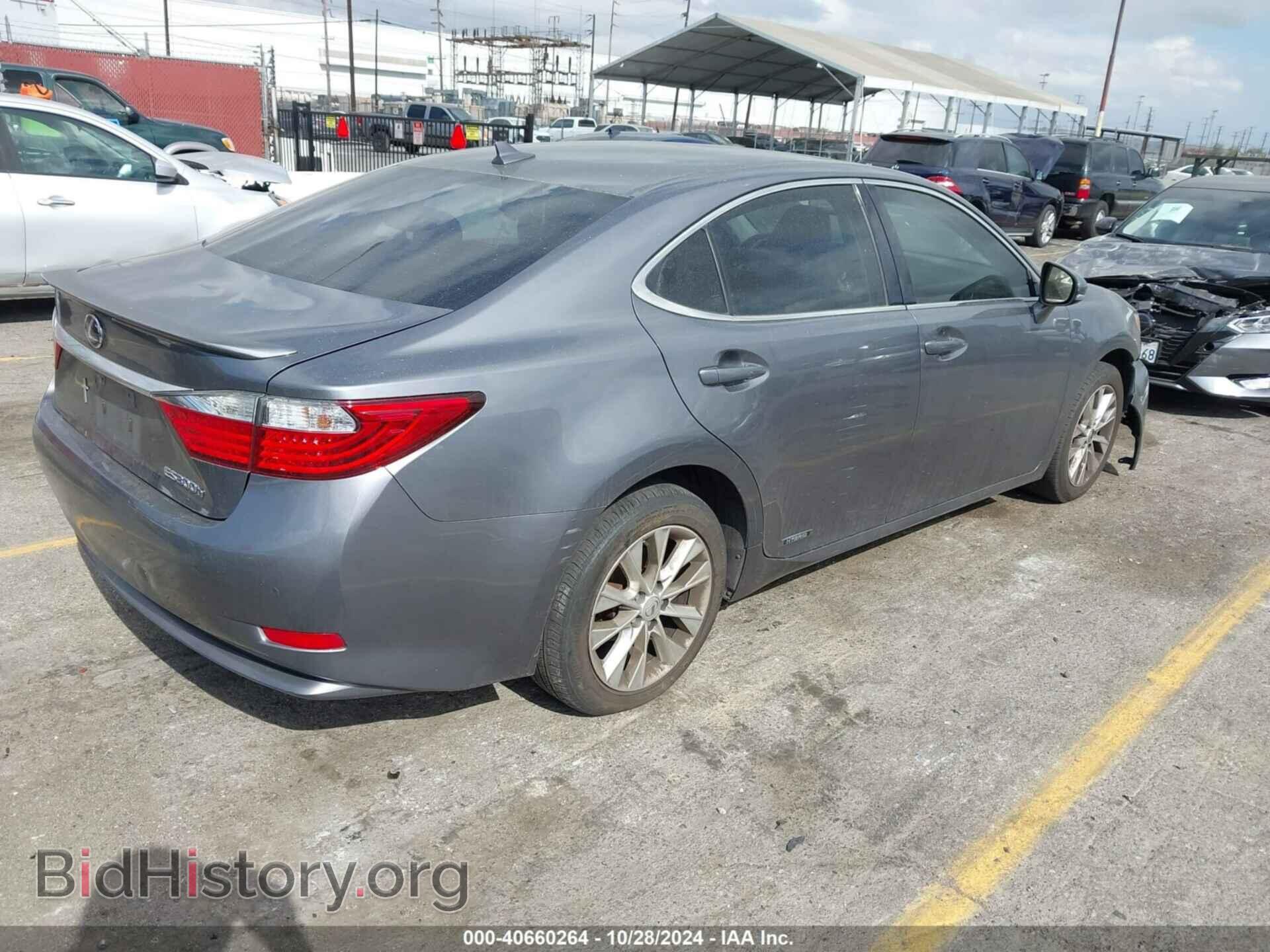 2014 LEXUS ES 300H - VIN: JTHBW1GG9E2067304 - Фото 4