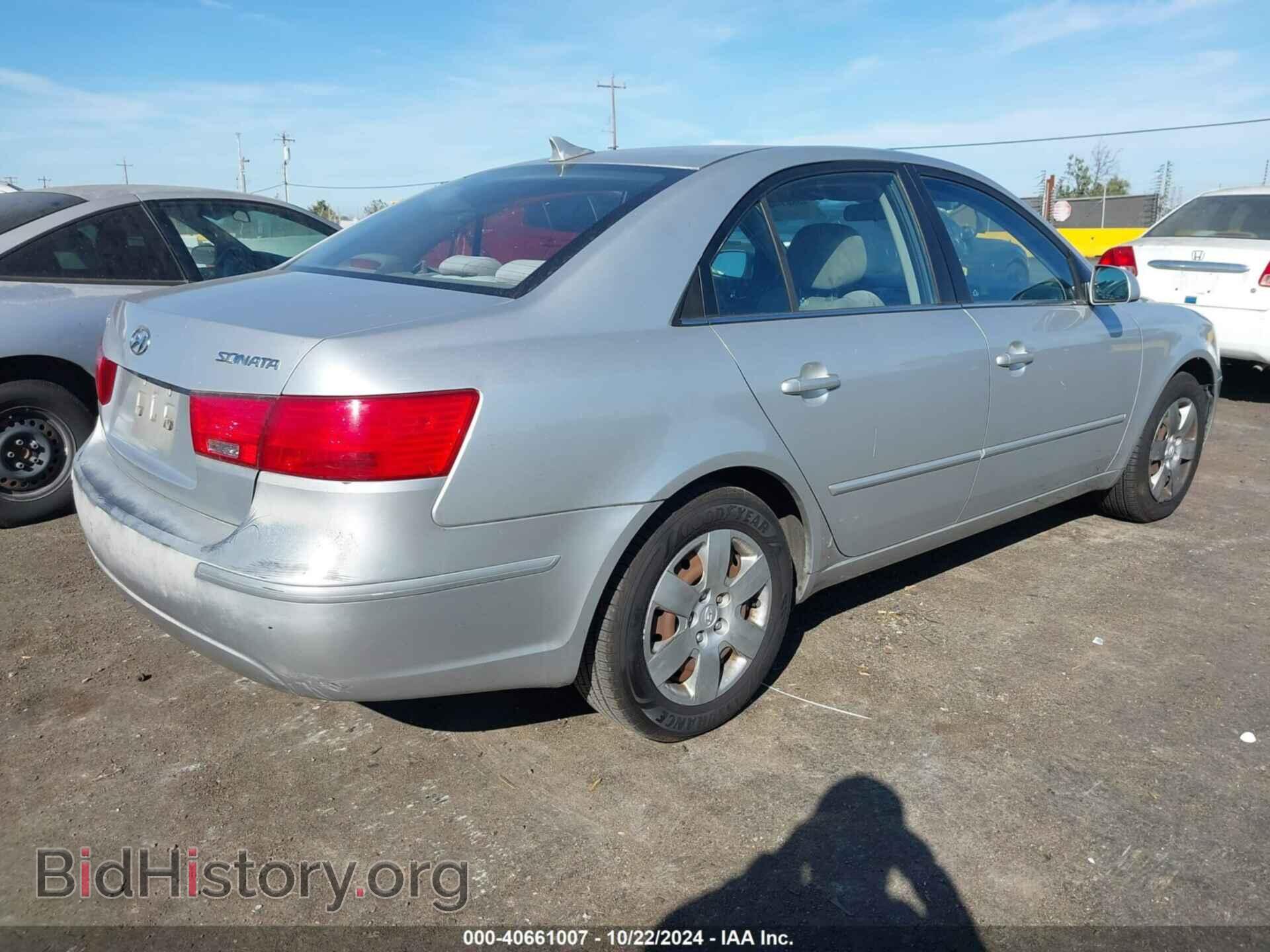 2009 HYUNDAI SONATA - VIN: 5NPET46C19H438385 - Фото 4