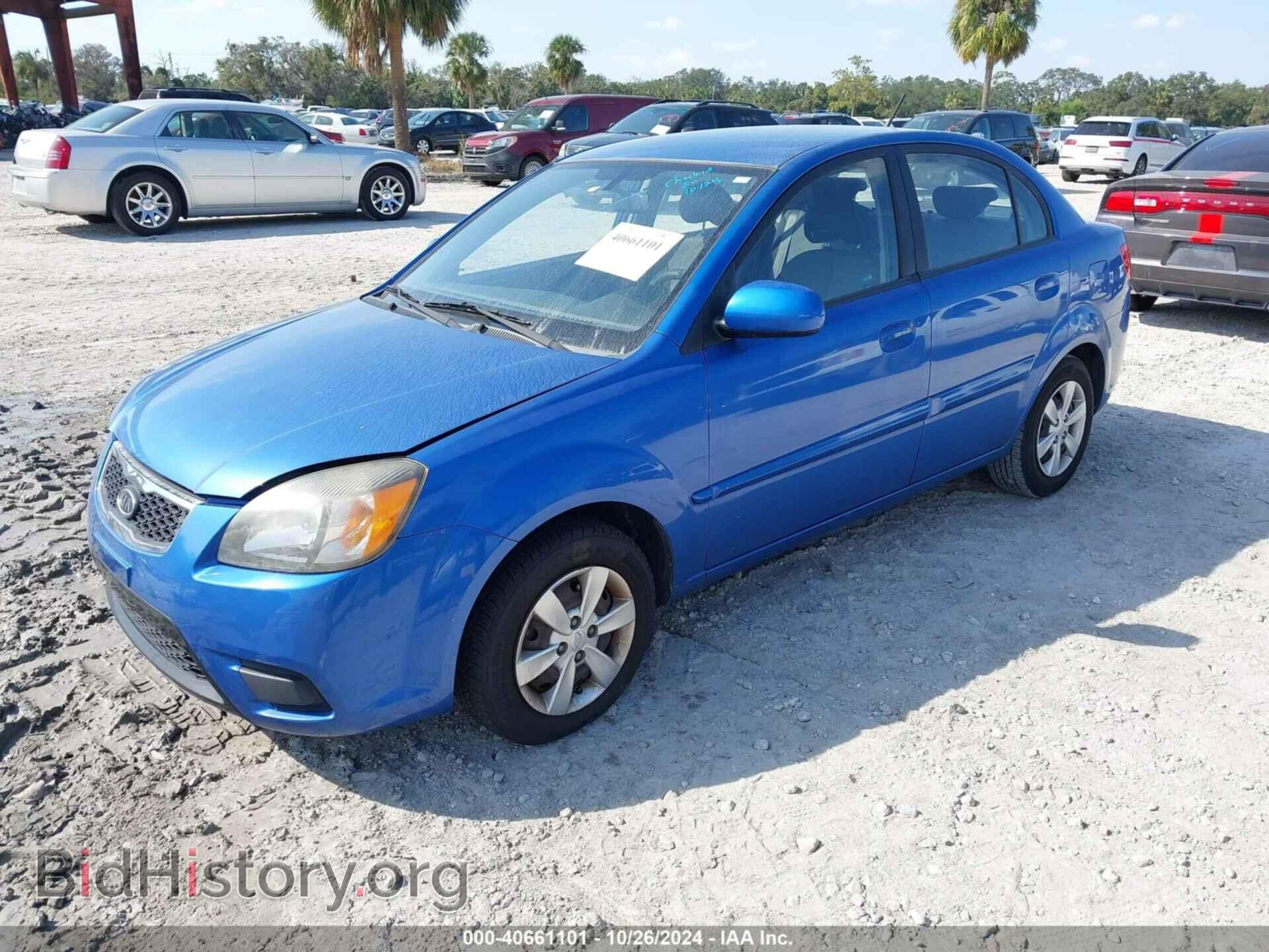 2010 KIA RIO - VIN: KNADH4A32A6635386 - Фото 2