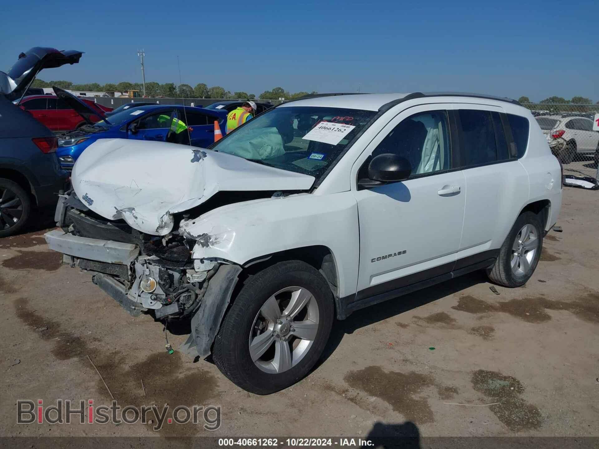 2016 JEEP COMPASS - VIN: 1C4NJCBA9GD611884 - Фото 2