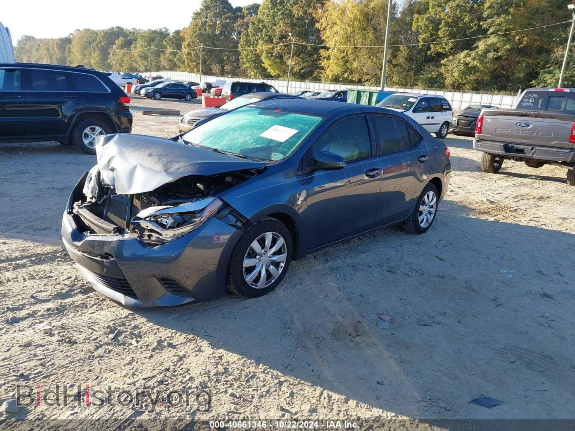 2014 TOYOTA COROLLA - VIN: 2T1BURHE5EC100240 - Фото 2