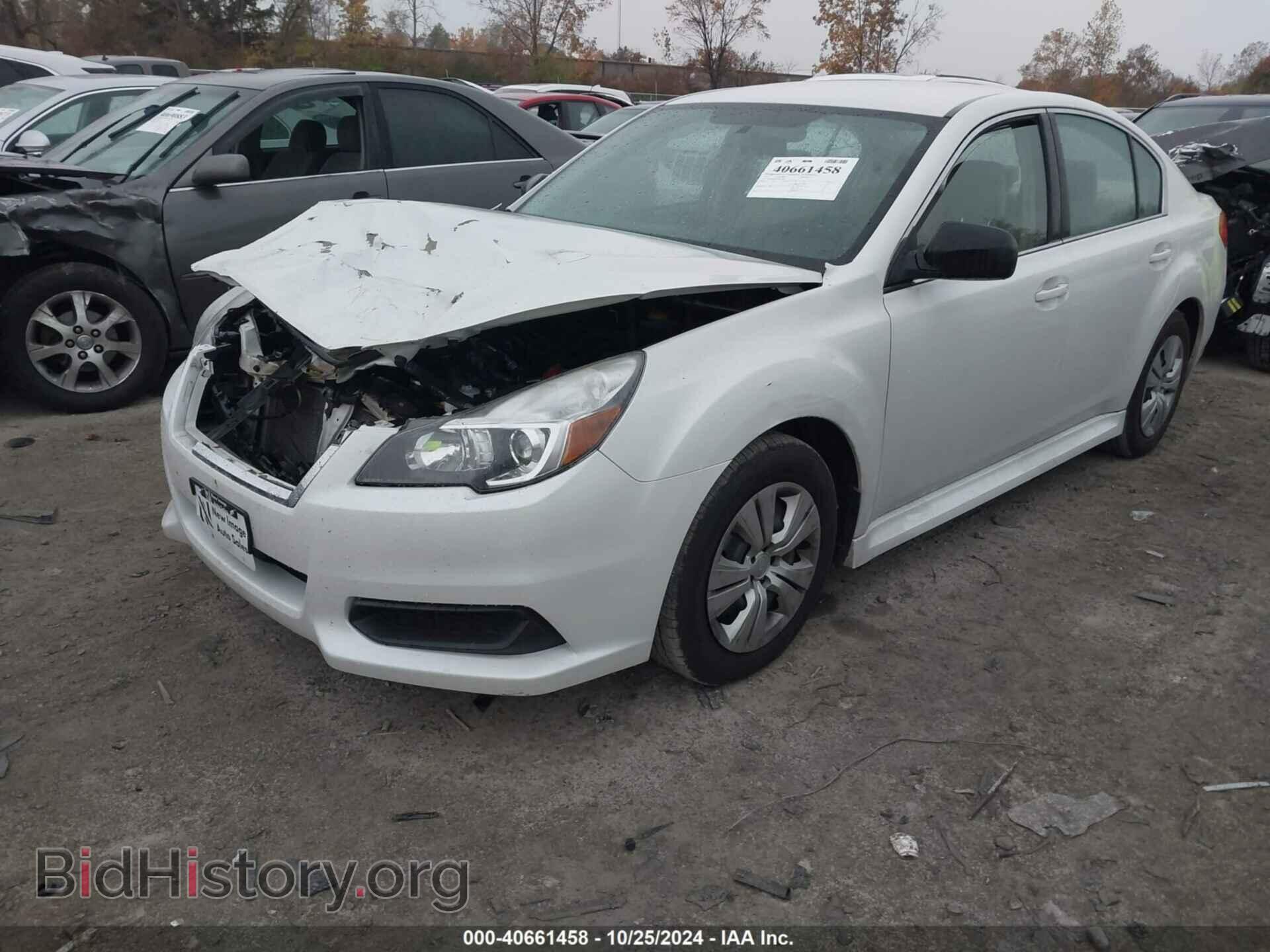 2013 SUBARU LEGACY - VIN: 4S3BMCA6XD3014297 - Фото 2