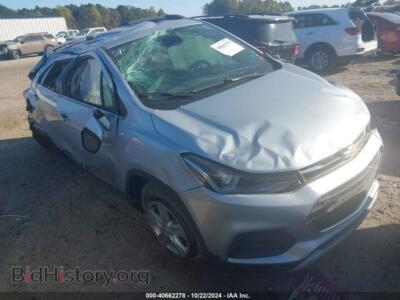2020 Chevrolet TRAX FWD LT, silver — VIN 3GNCJLSB0LL318046, IAAI