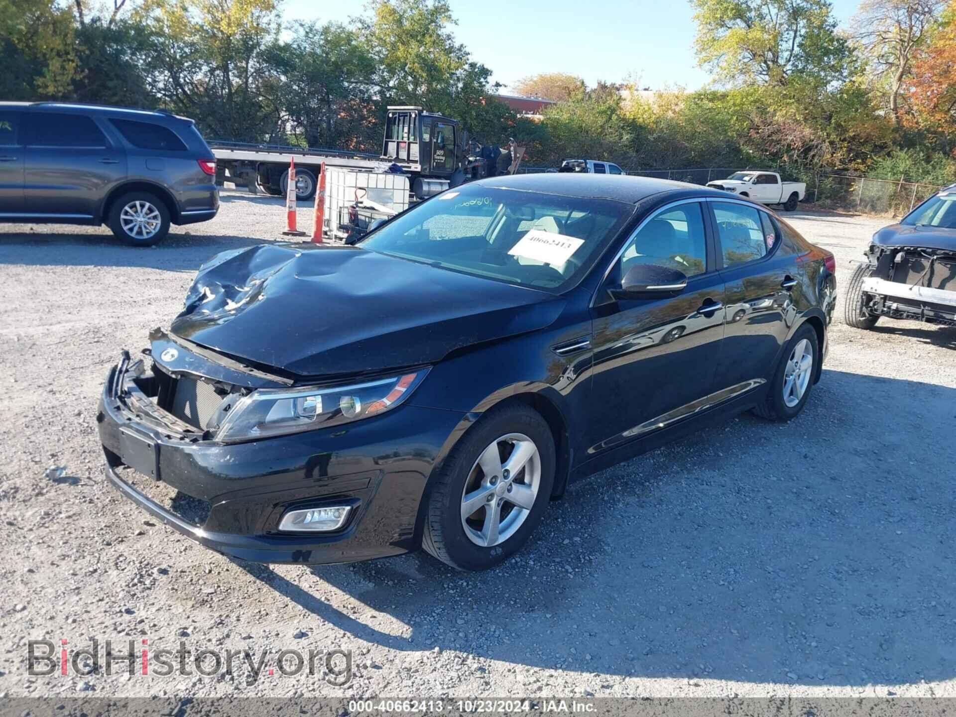 2015 KIA OPTIMA - VIN: KNAGM4A70F5656634 - Фото 2