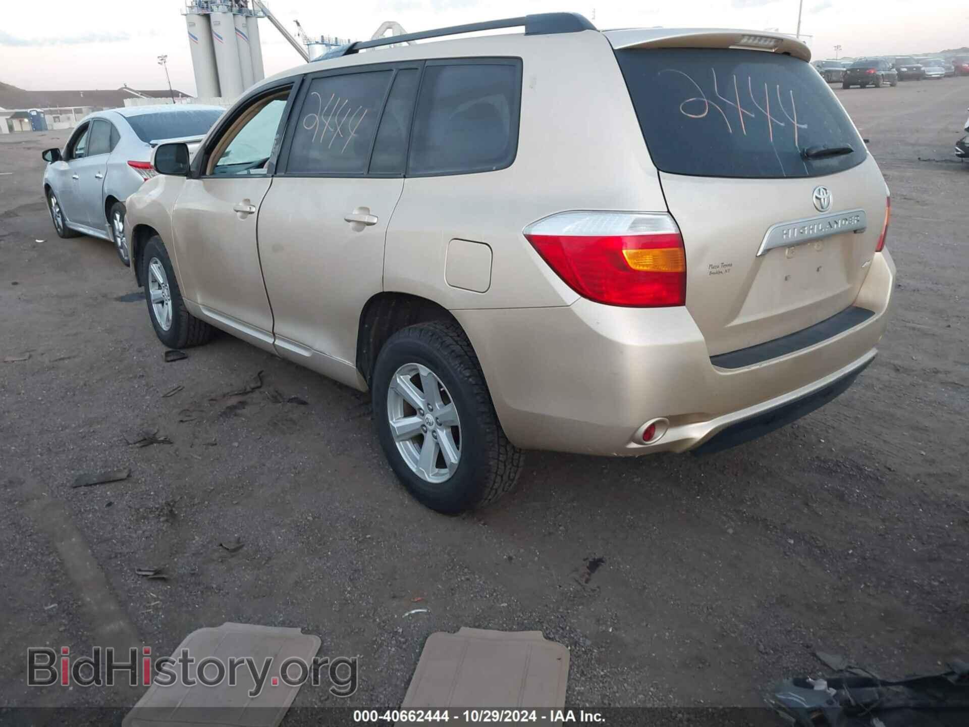2010 TOYOTA HIGHLANDER - VIN: 5TDBK3EH7AS012583 - Фото 3