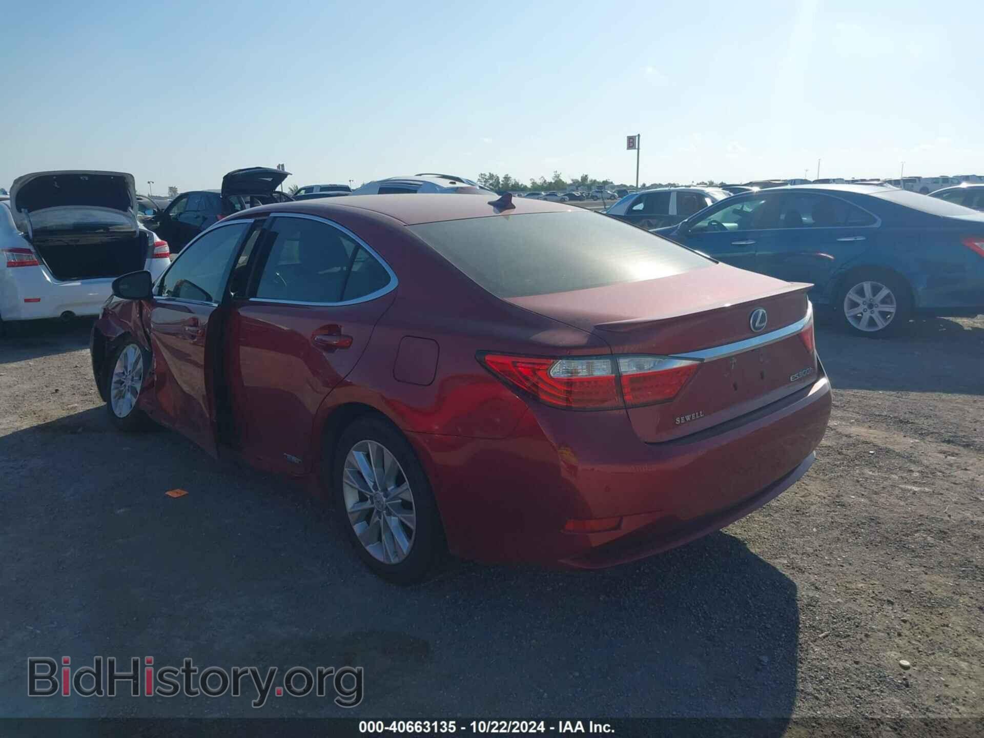 2013 LEXUS ES 300H - VIN: JTHBW1GG9D2005268 - Фото 3