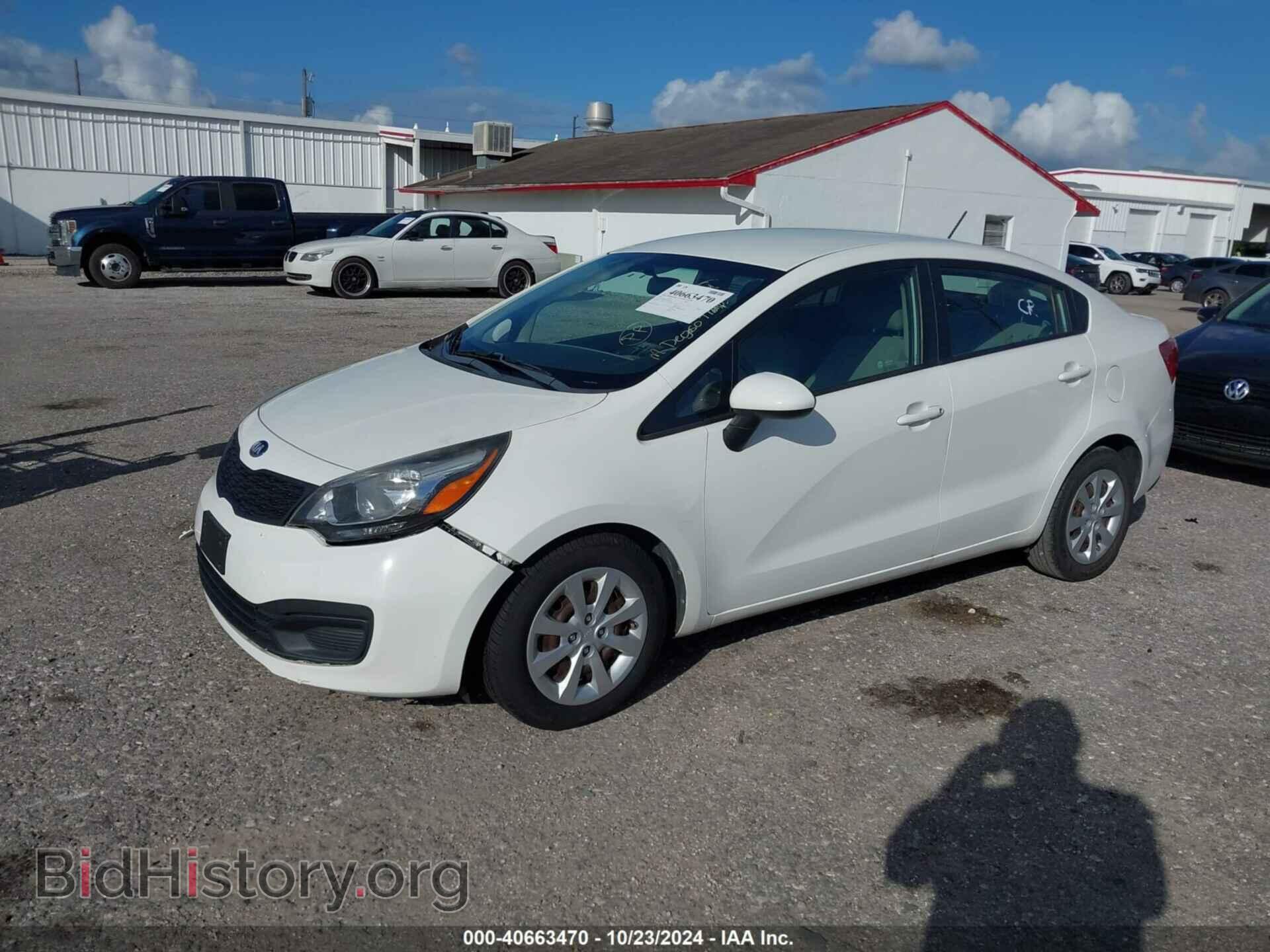 2014 KIA RIO - VIN: KNADM4A33E6375999 - Фото 2