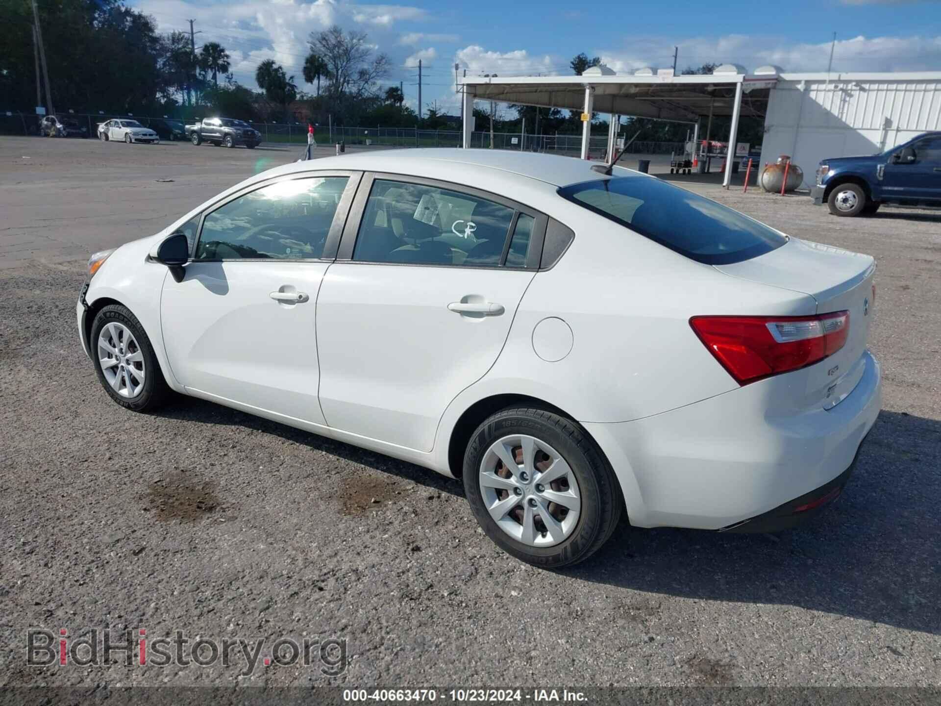2014 KIA RIO - VIN: KNADM4A33E6375999 - Фото 3