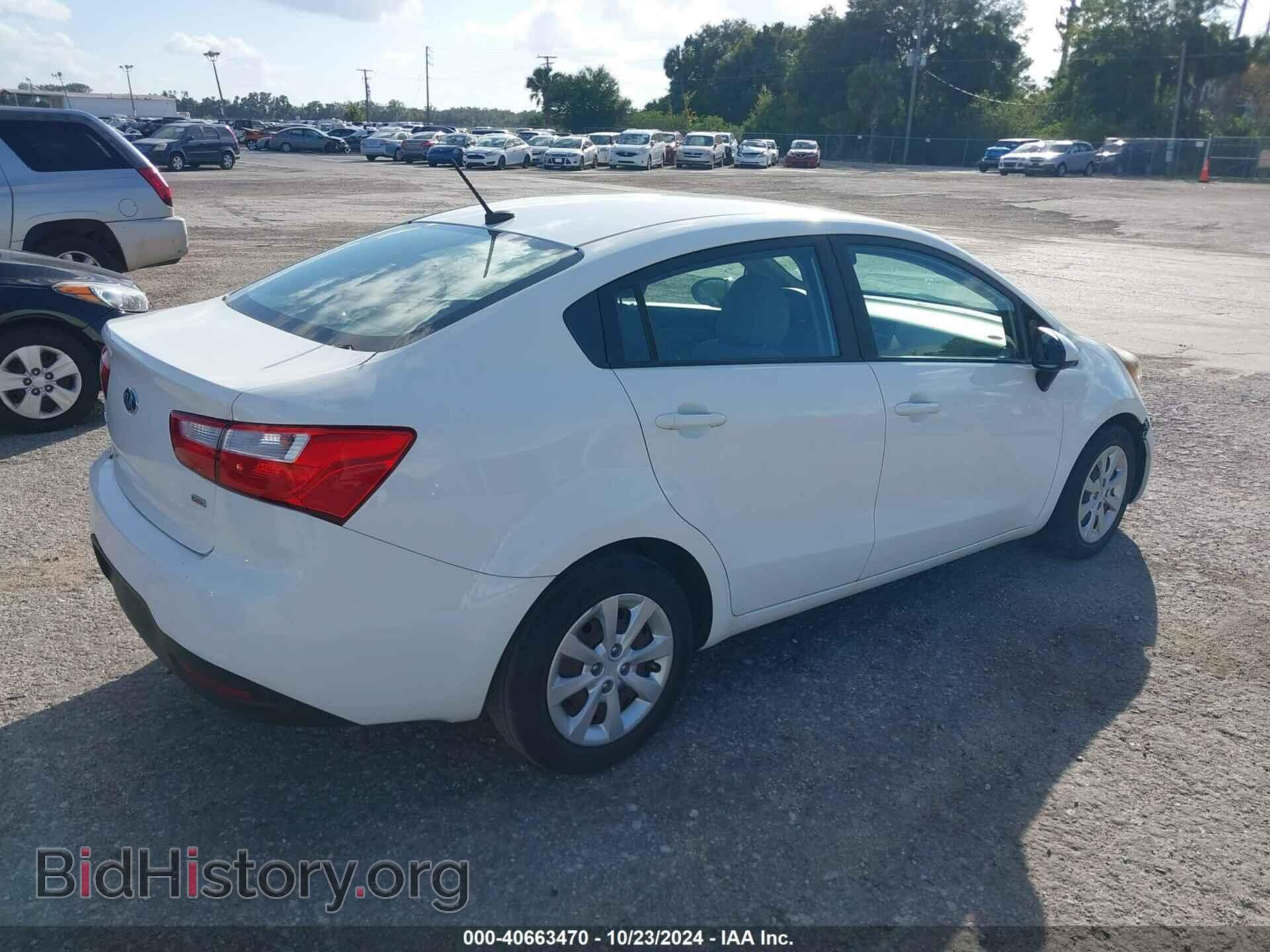 2014 KIA RIO - VIN: KNADM4A33E6375999 - Фото 4