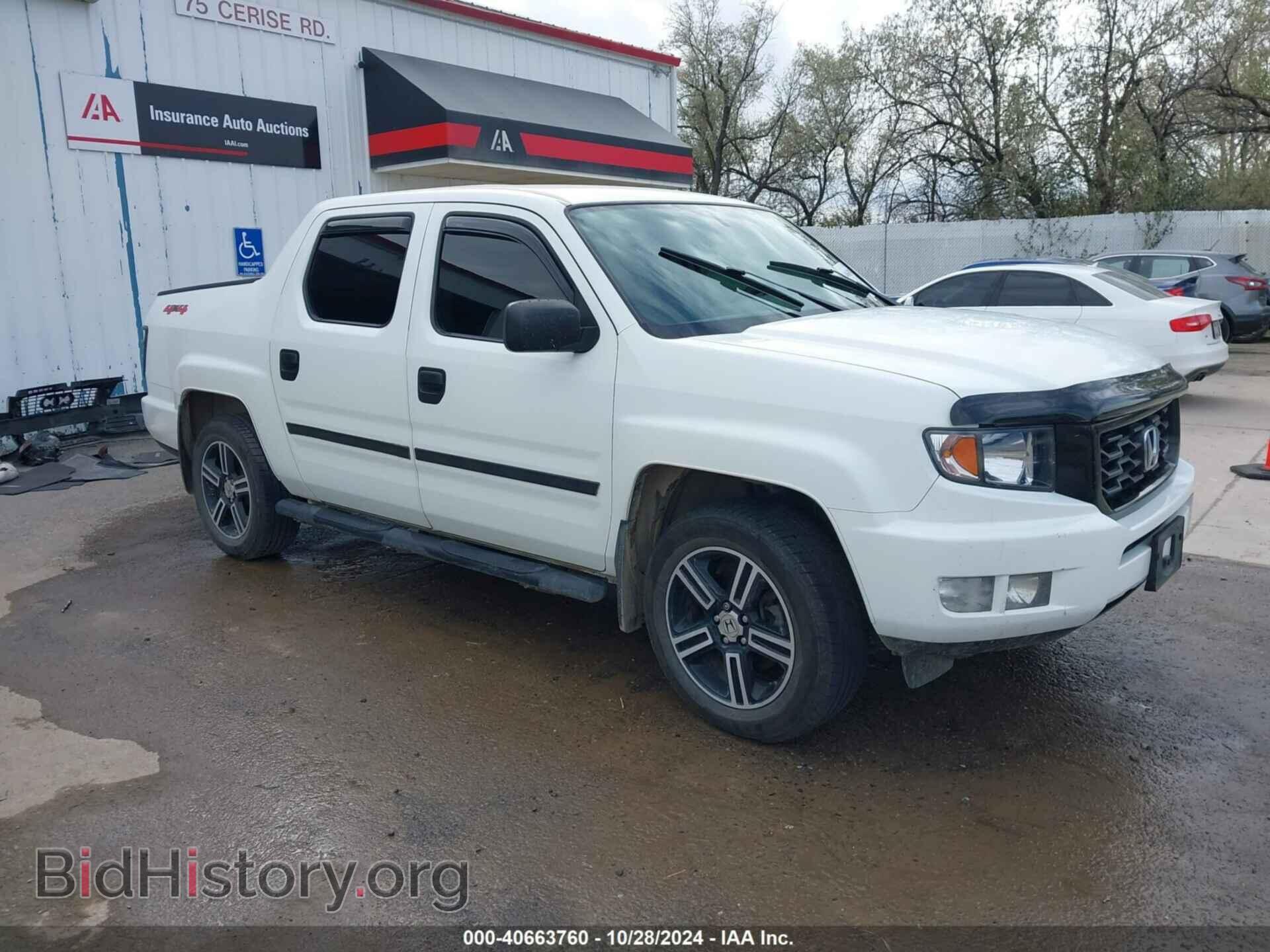 Photo 5FPYK1F7XEB004581 - HONDA RIDGELINE 2014
