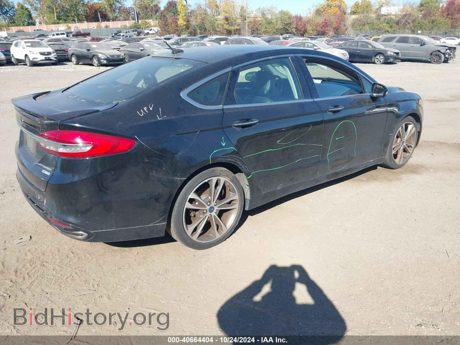 2017 FORD FUSION - VIN: 3FA6P0K96HR254203 - Фото 4