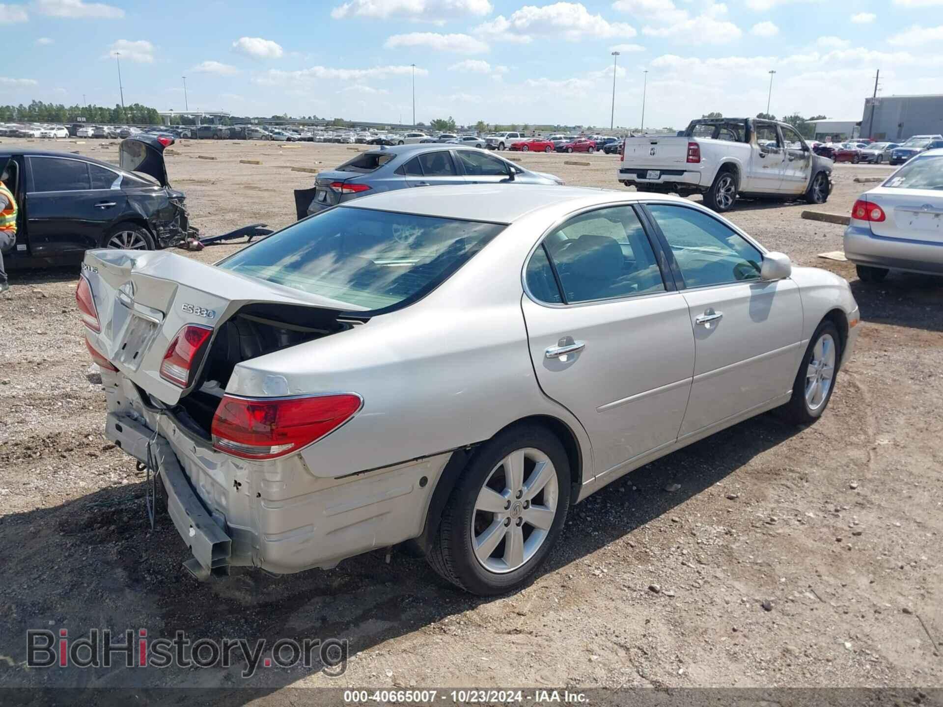 2005 LEXUS ES 330 - VIN: JTHBA30G055124671 - Фото 4