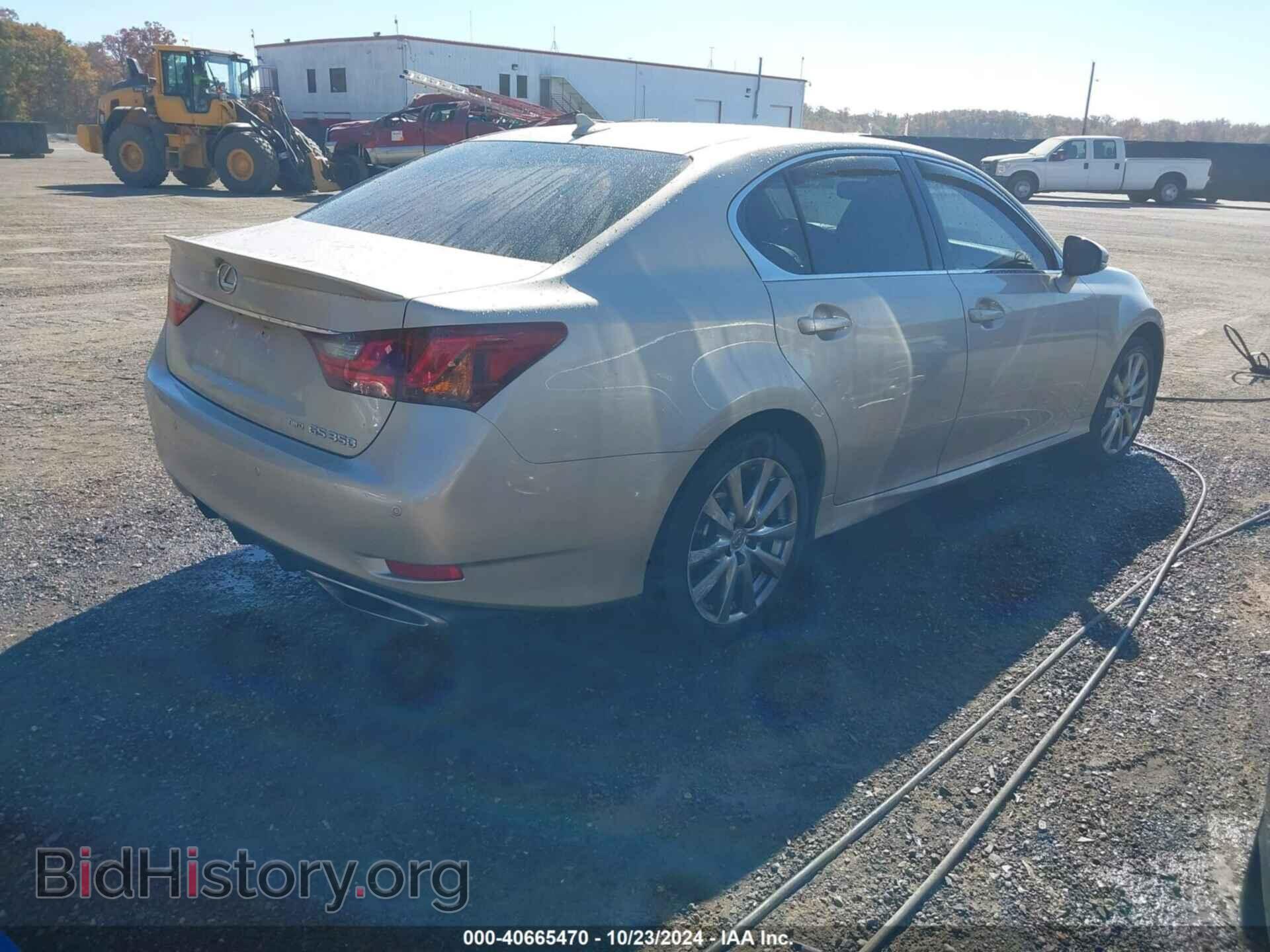 2013 LEXUS GS 350 - VIN: JTHCE1BL9D5015289 - Photo 4