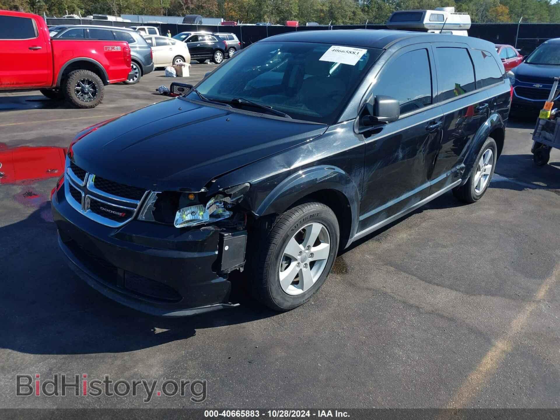 2013 DODGE JOURNEY - VIN: 3C4PDCAB0DT584445 - Фото 2