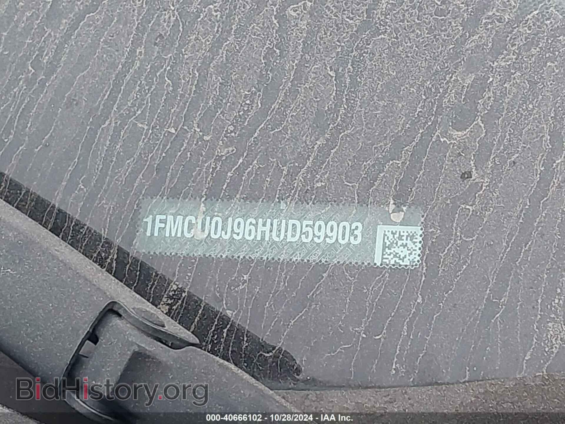 2017 FORD ESCAPE - VIN: 1FMCU0J96HUD59903 - Фото 9
