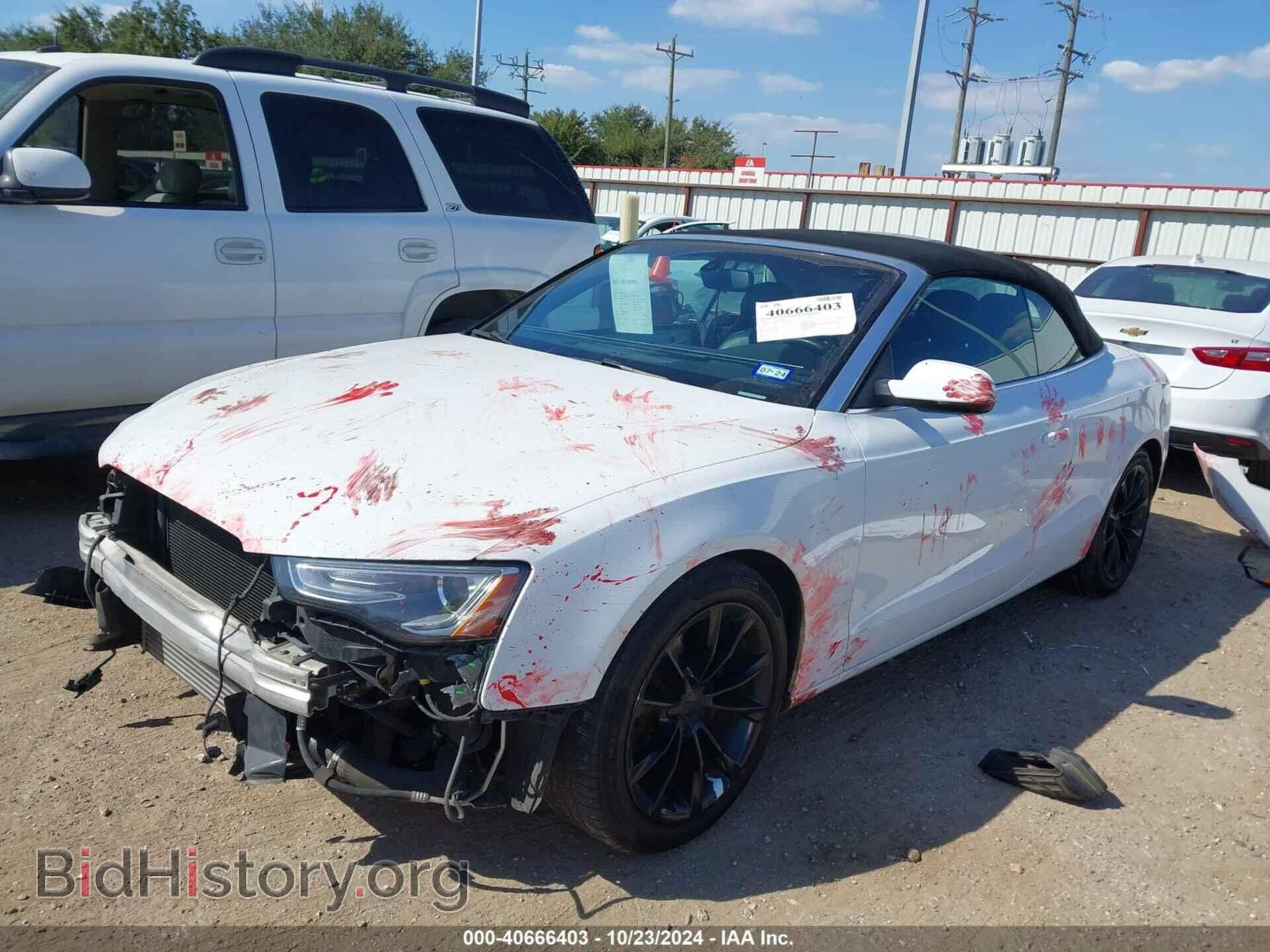 2014 AUDI A5 - VIN: WAUCFAFH5EN011761 - Фото 2